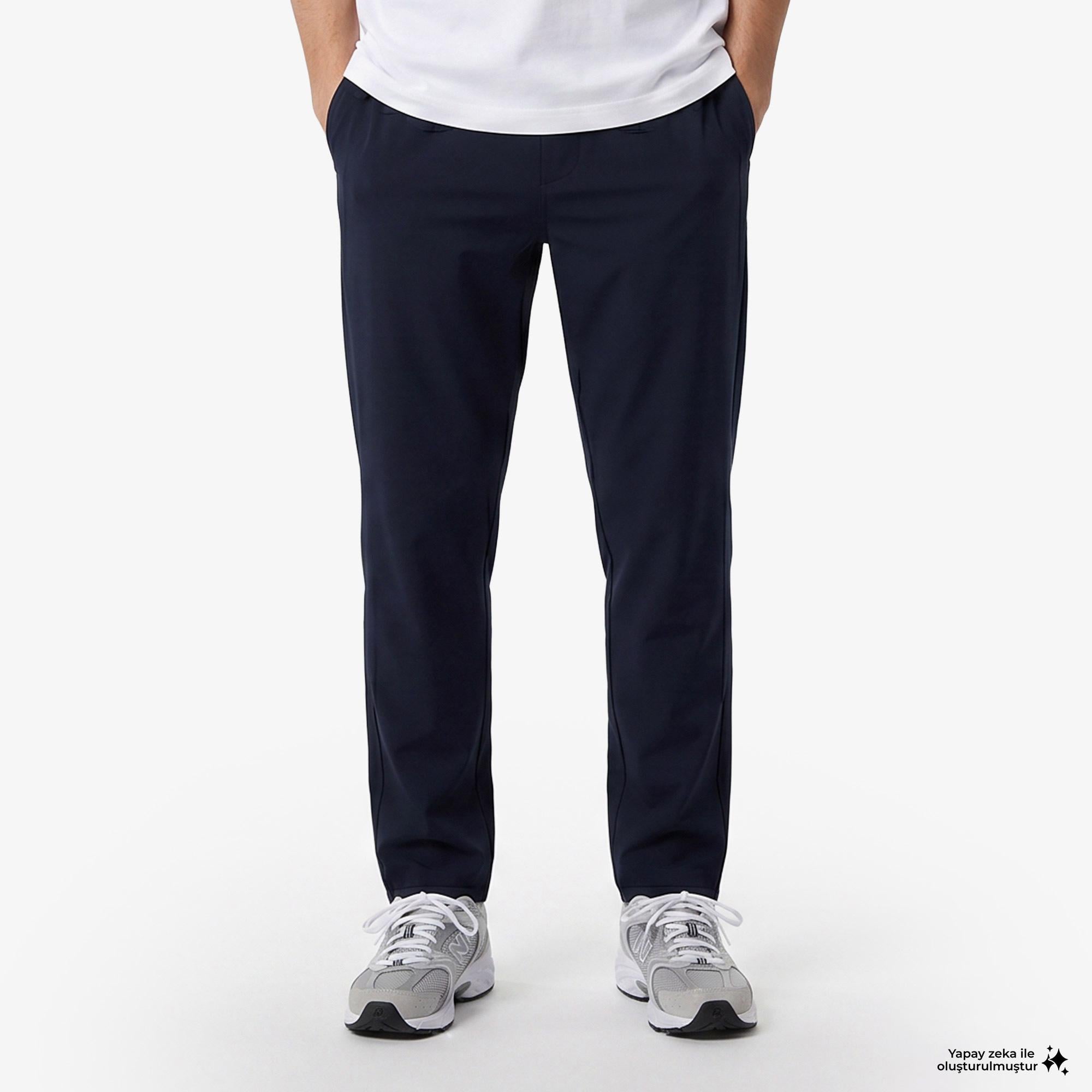 New Balance MNP3433 Lifestyle Erkek Lacivert Eşofman Altı