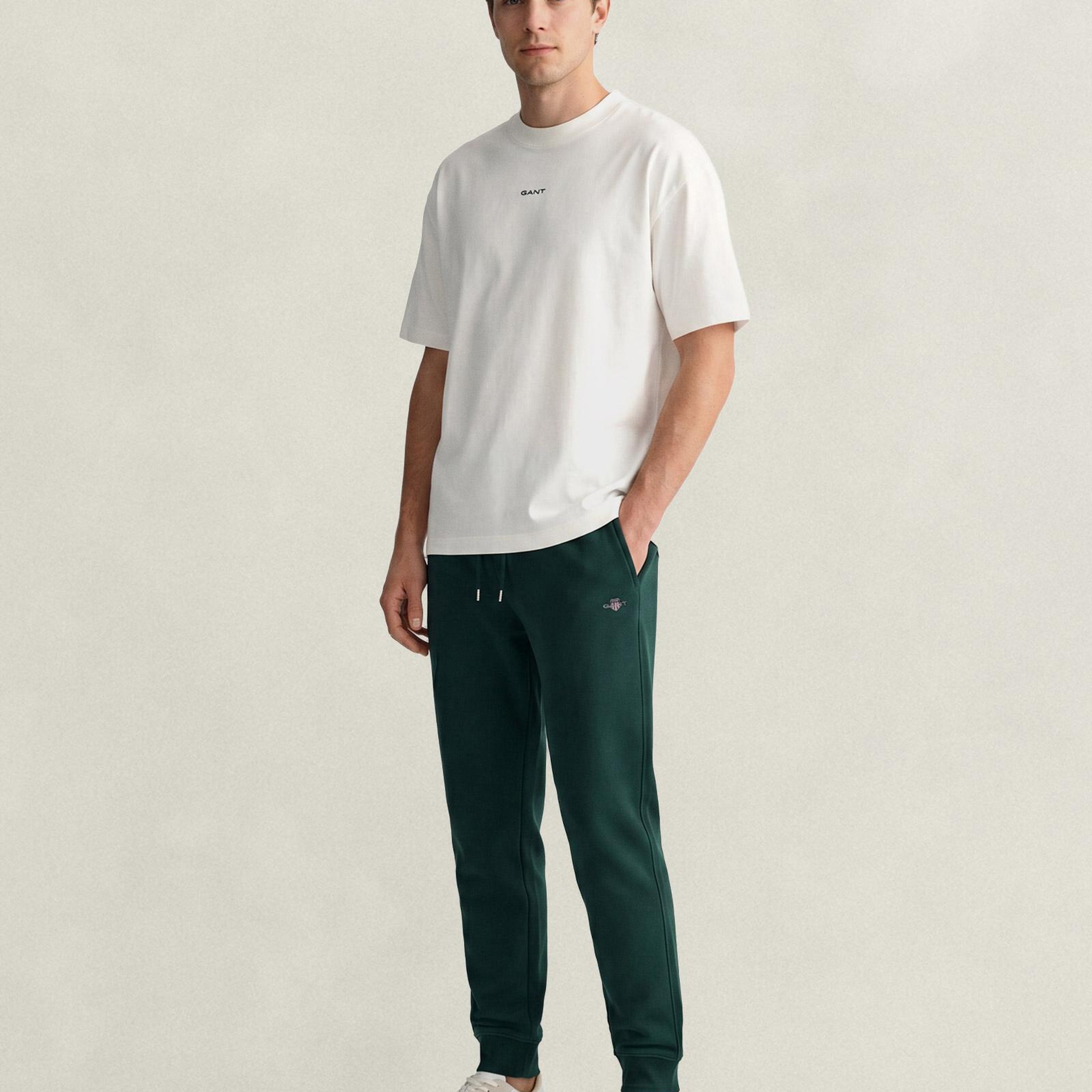 GANT Erkek Yeşil Regular Fit Eşofman Altı