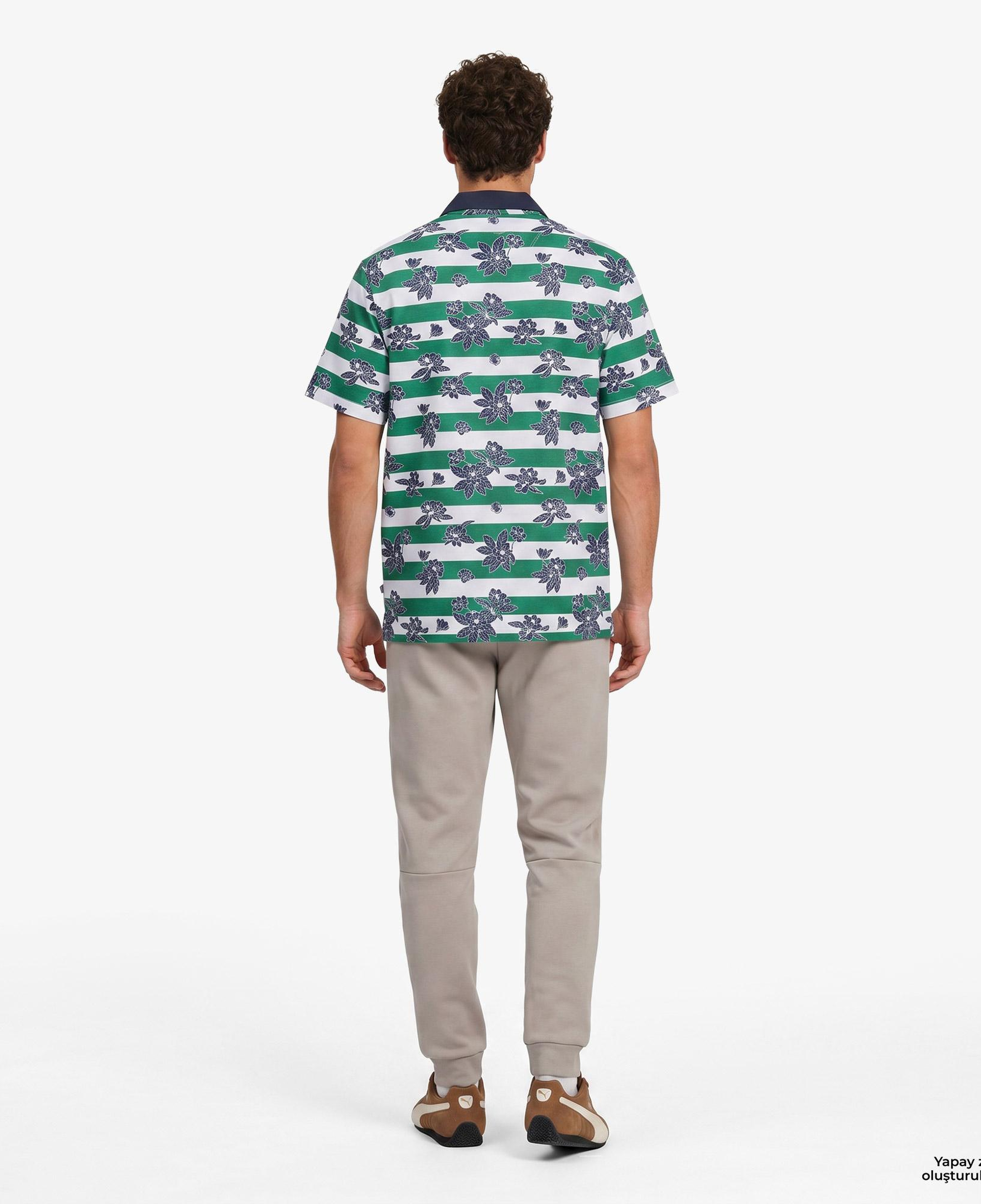 Puma Garden Pique Erkek Yeşil Golf Polo T-Shirt