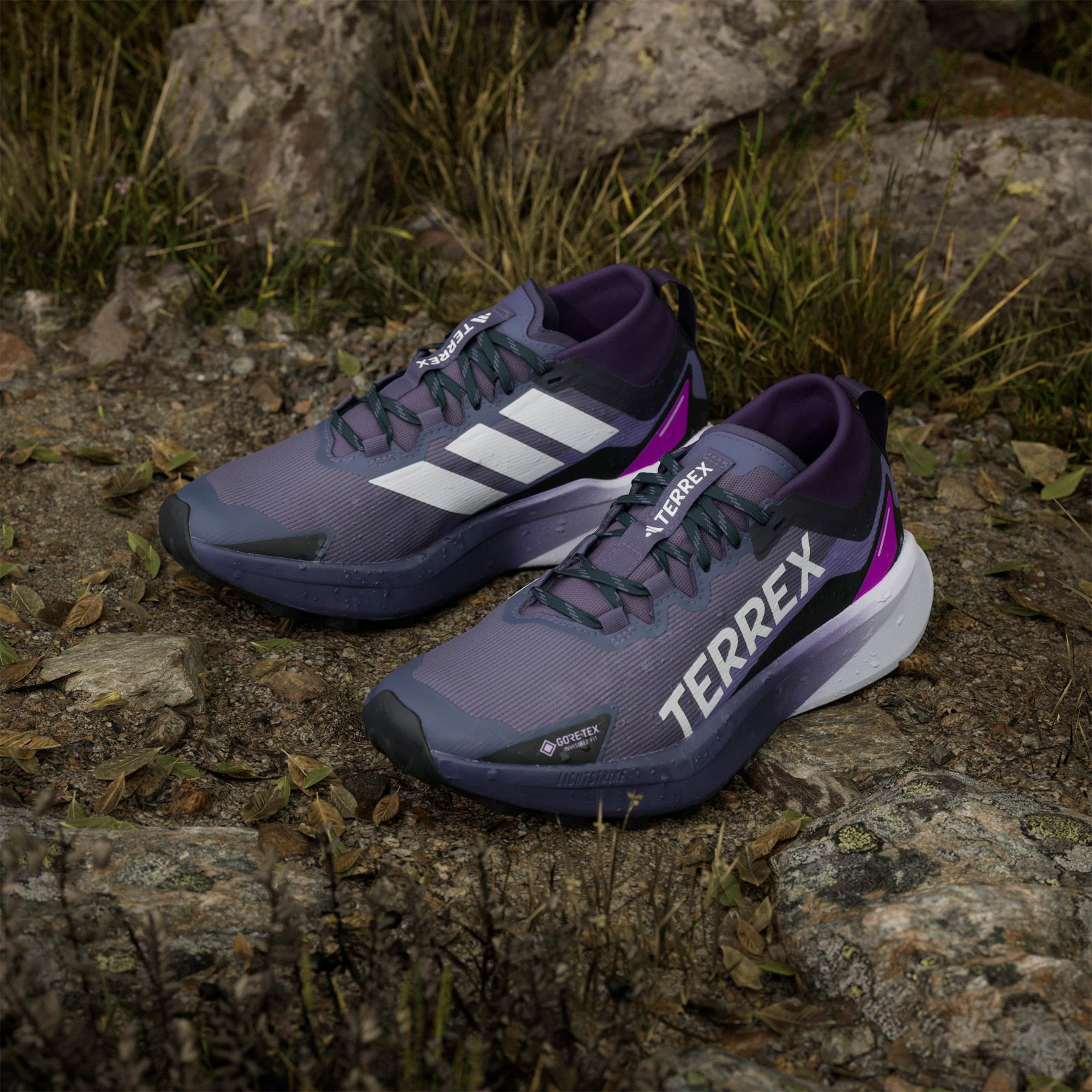 adidas Terrex Agravic Gore-Tex Kadın Mor Koşu Ayakkabısı