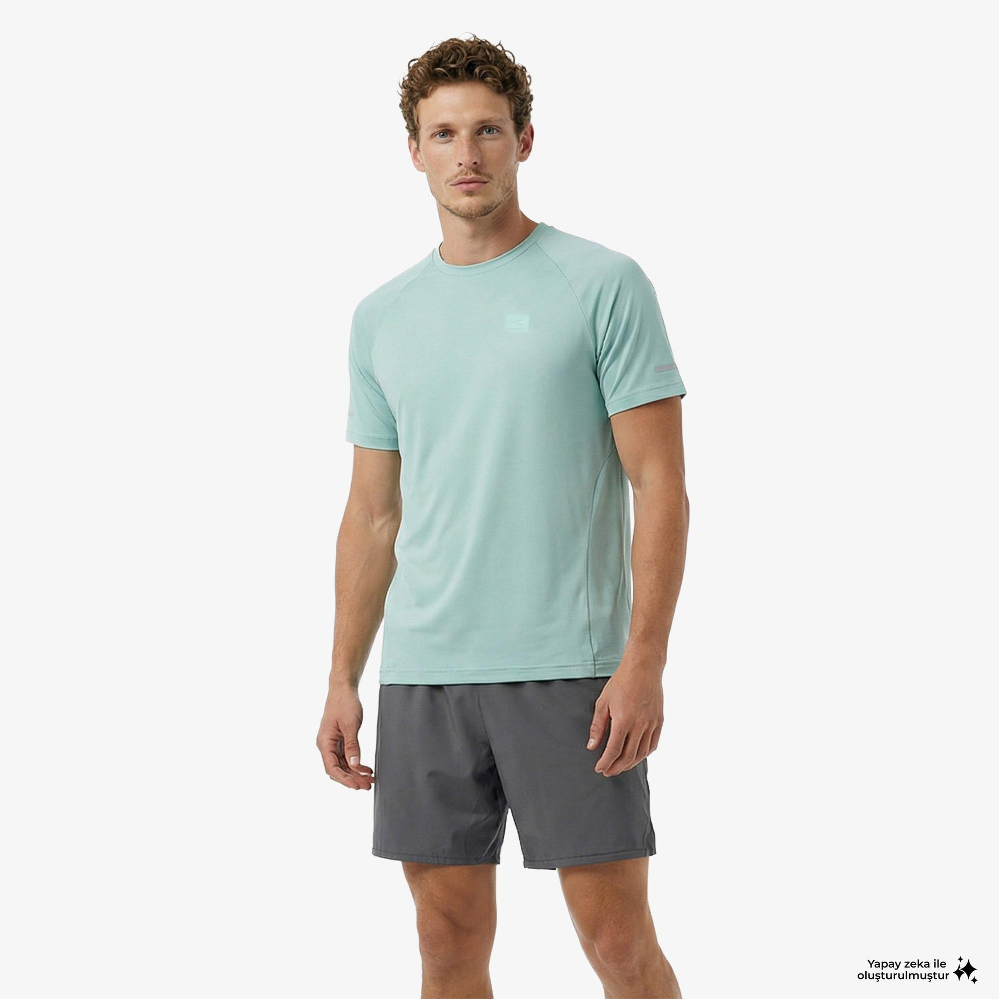 Energetics Erkek Yeşil Antrenman T-Shirt