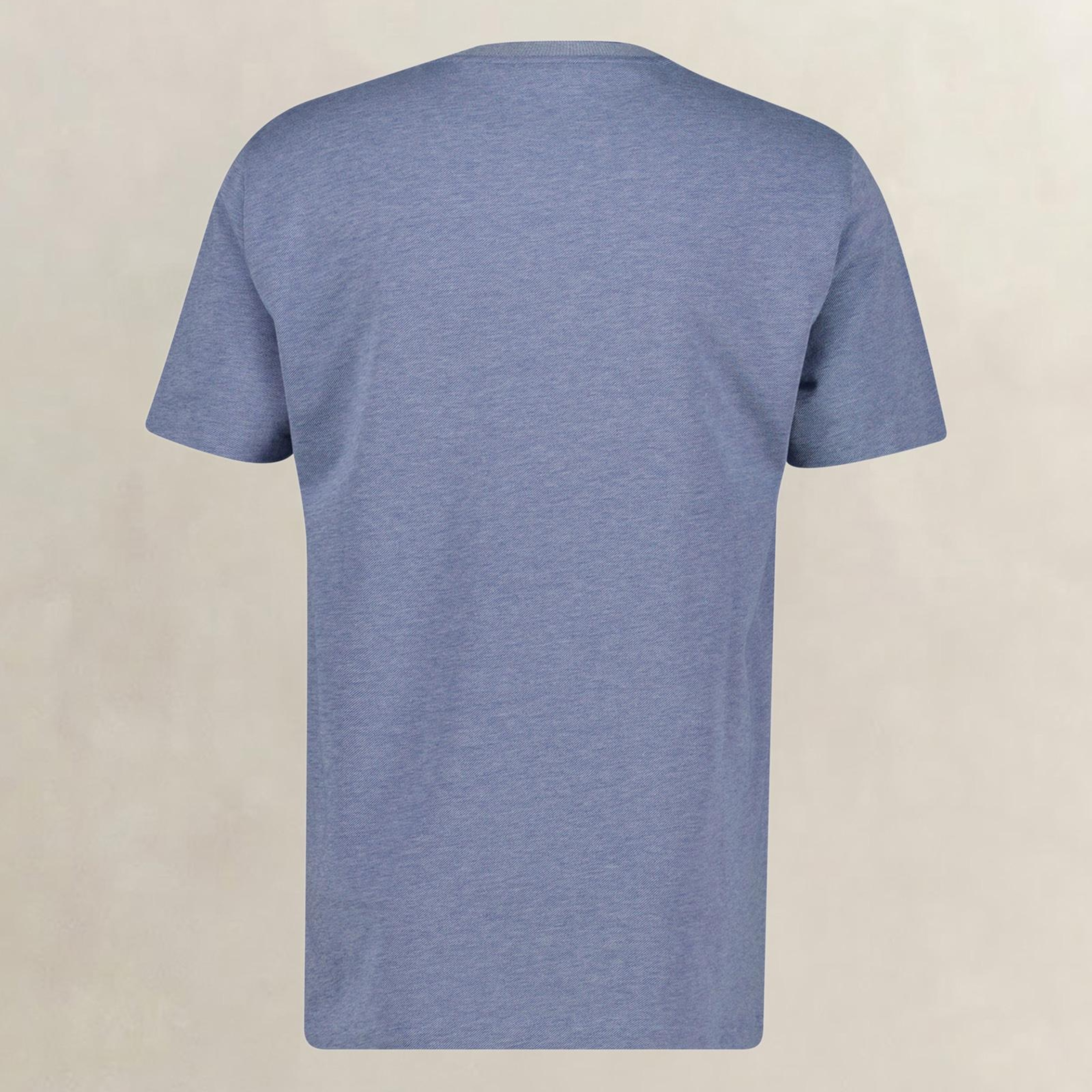 GANT Erkek Mavi Bisiklet Yaka Regular Fit T-Shirt