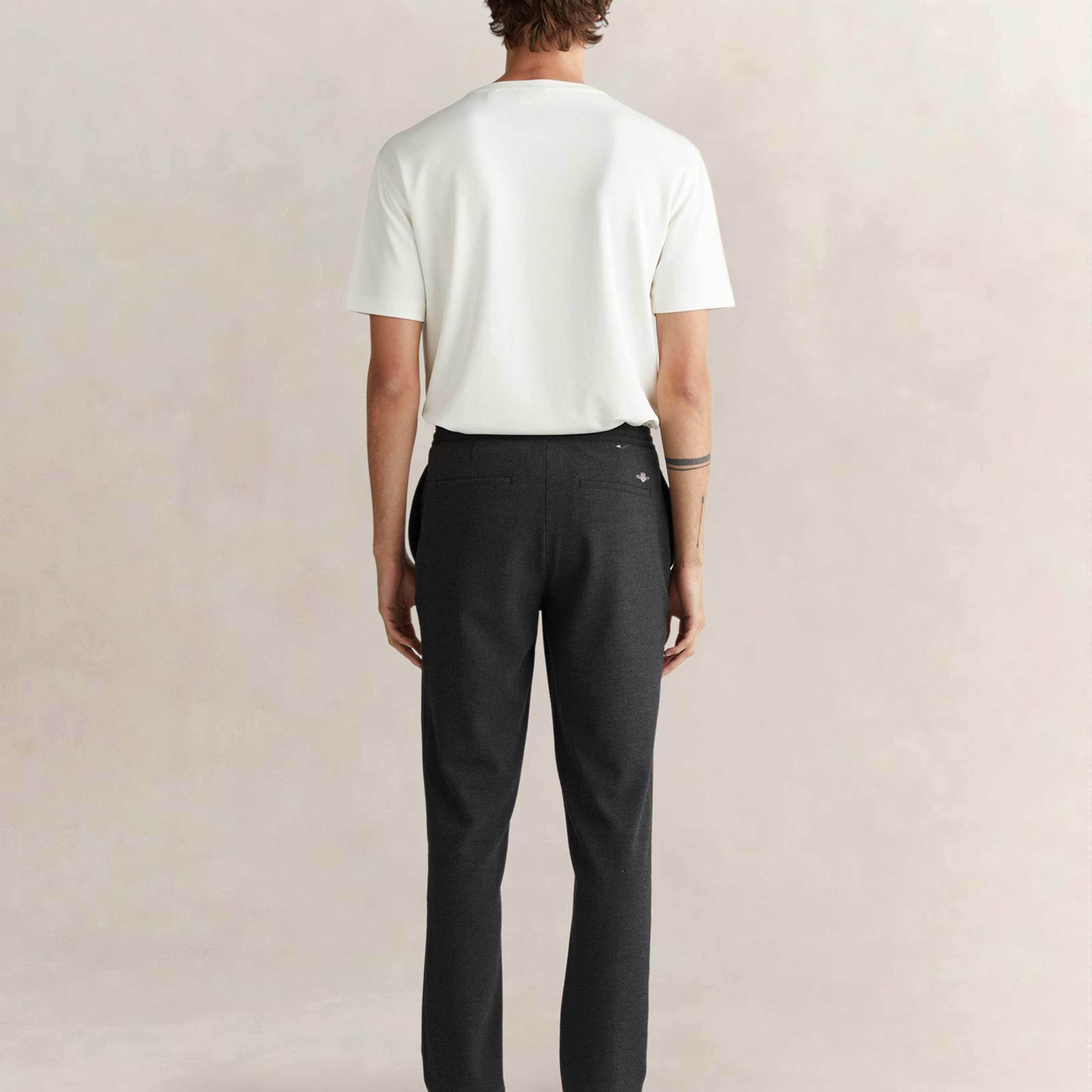 GANT Erkek Gri Regular Fit Pantolon