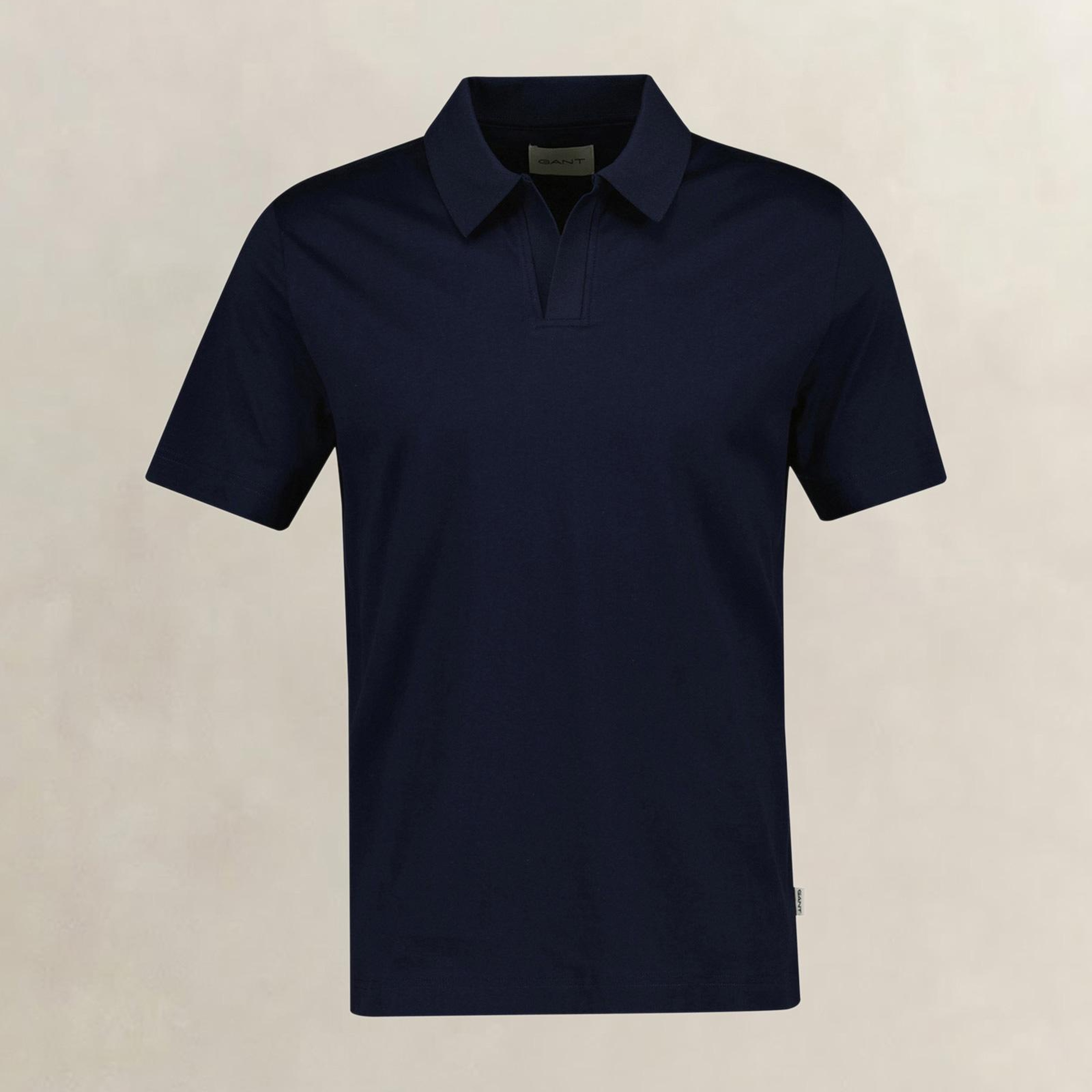 GANT Erkek Lacivert Regular Fit Polo Yaka T-Shirt