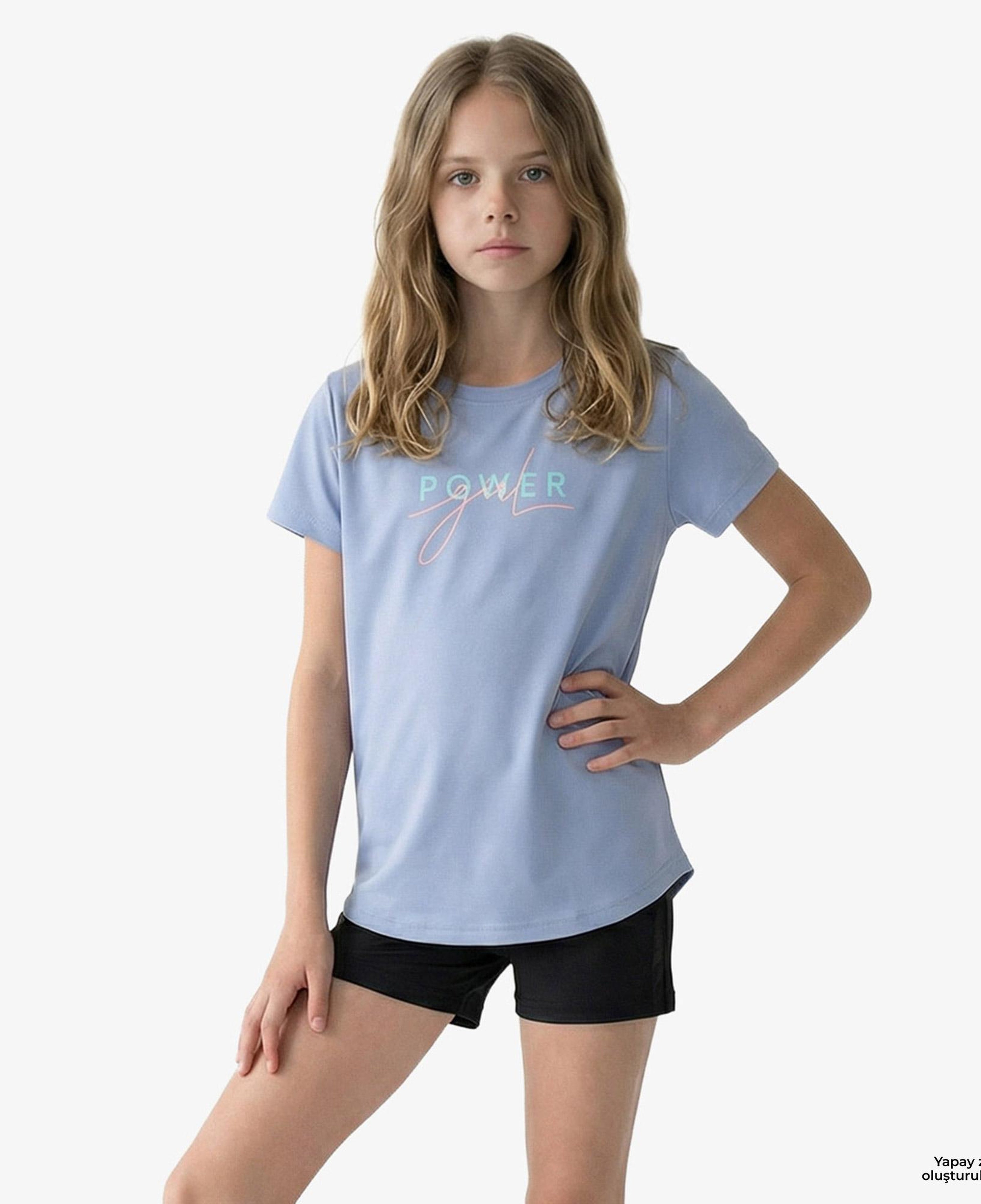 Energetics Cecib Çocuk Mavi Günlük T-Shirt