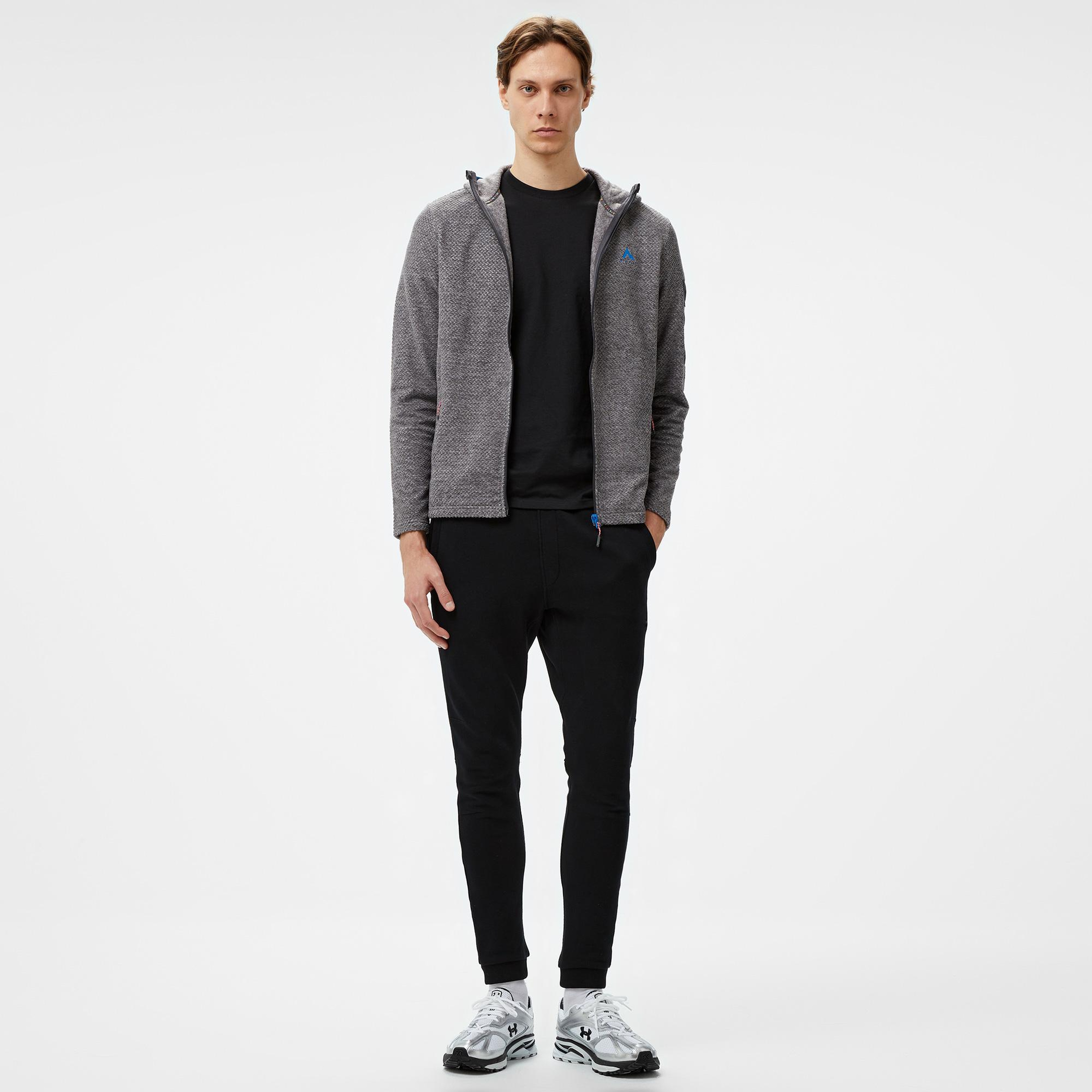 McKinley Hucture II Fz Erkek Gri Outdoor Sweatshirt