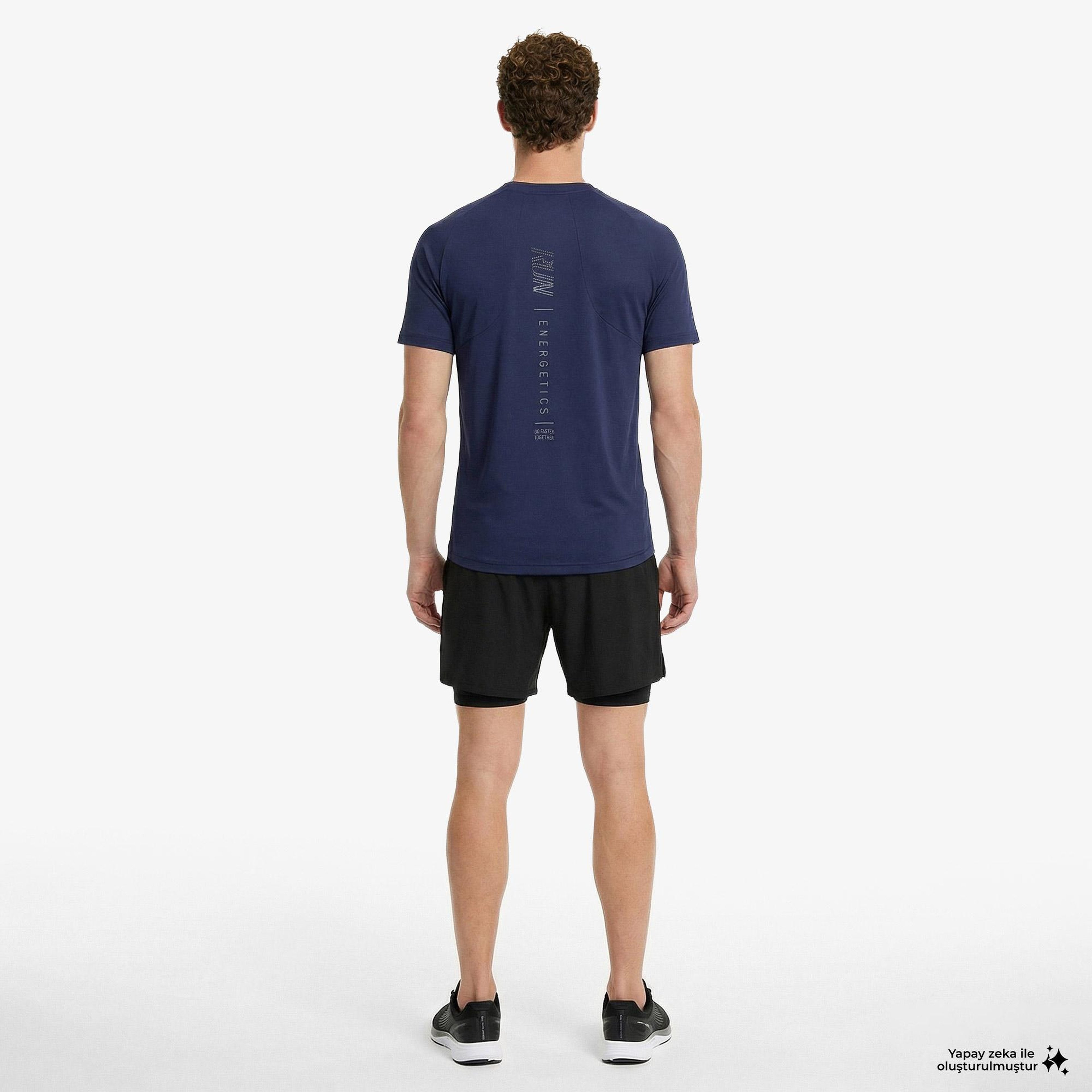 Energetics Erkek Lacivert Antrenman T-Shirt