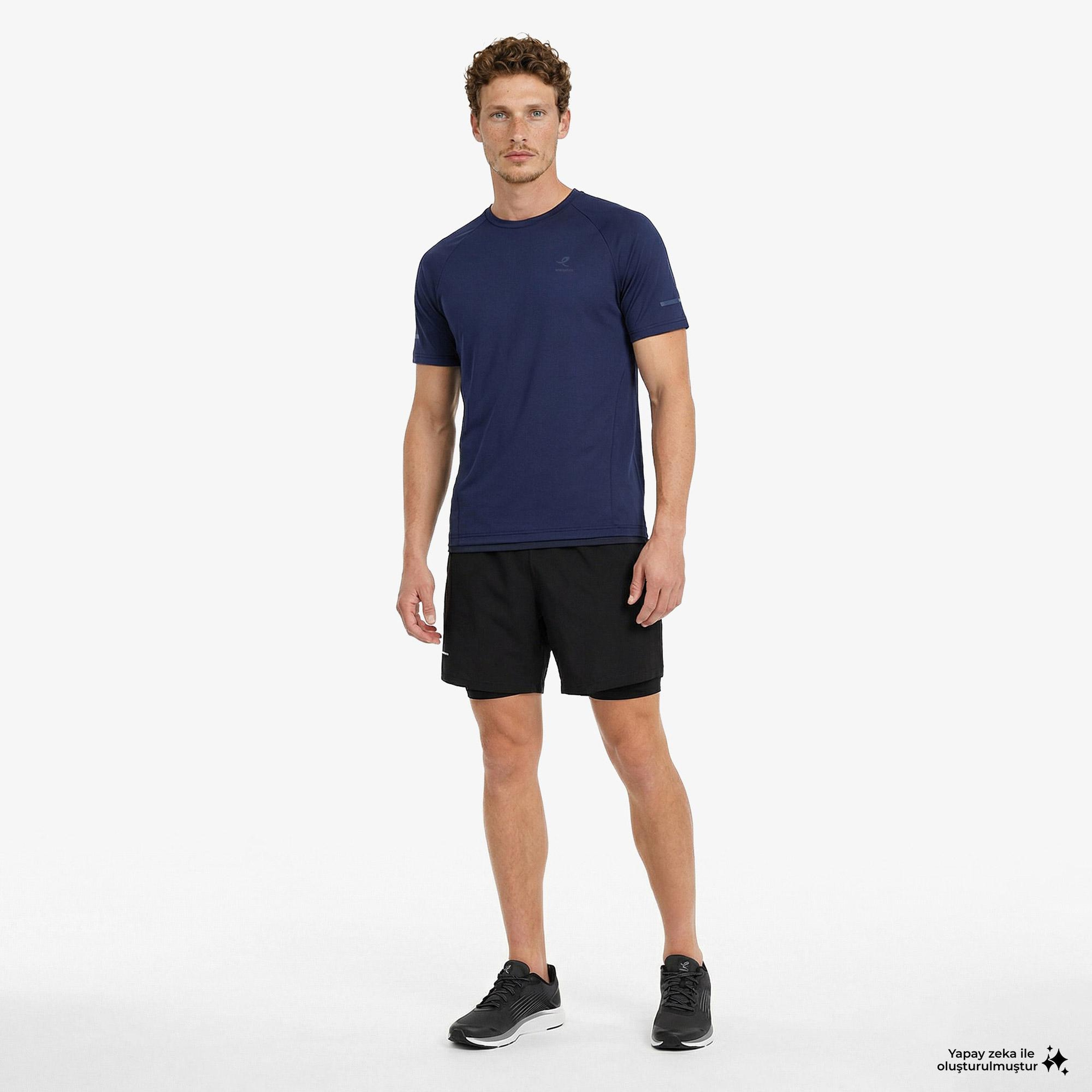 Energetics Erkek Lacivert Antrenman T-Shirt