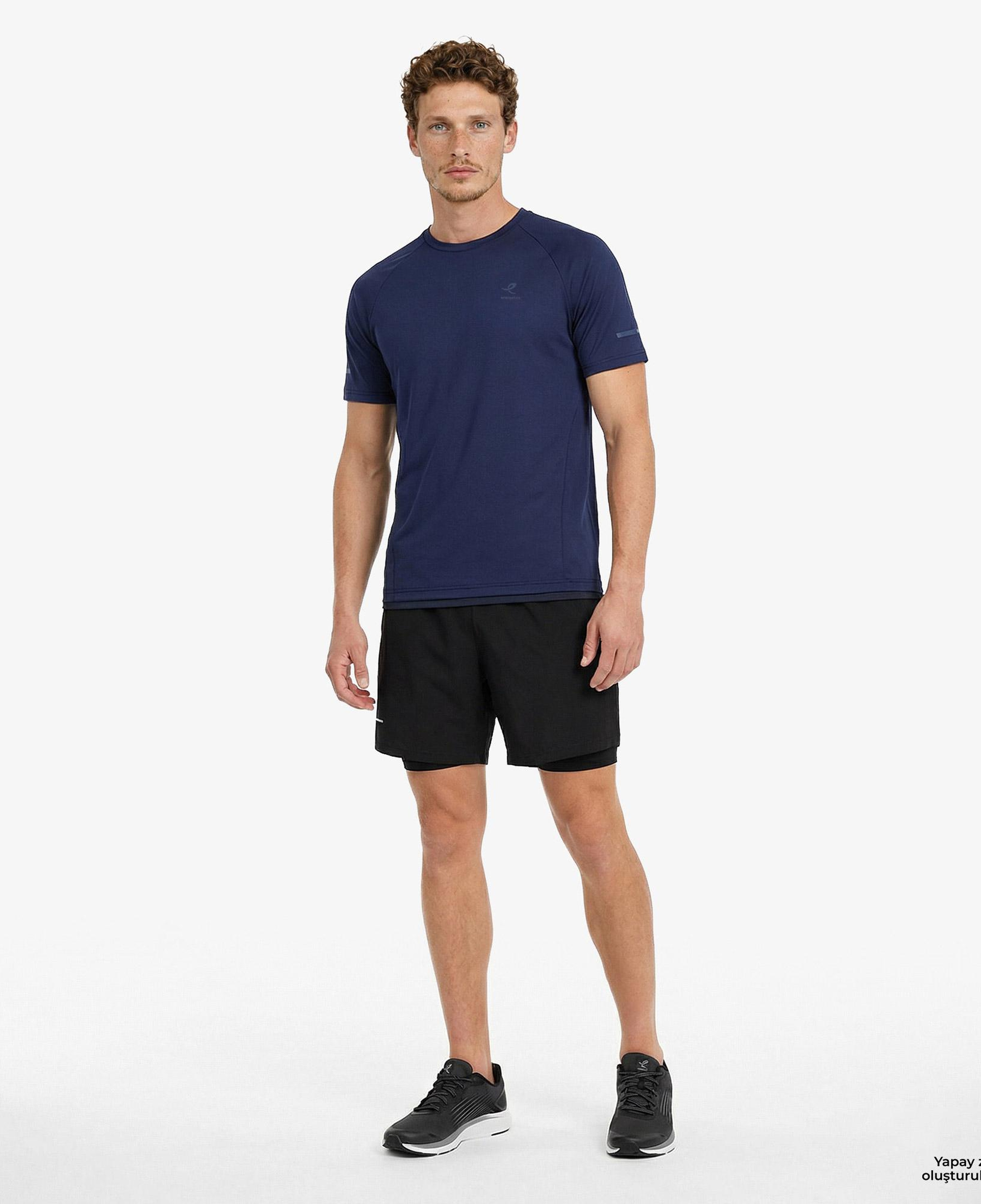 Energetics Erkek Lacivert Antrenman T-Shirt