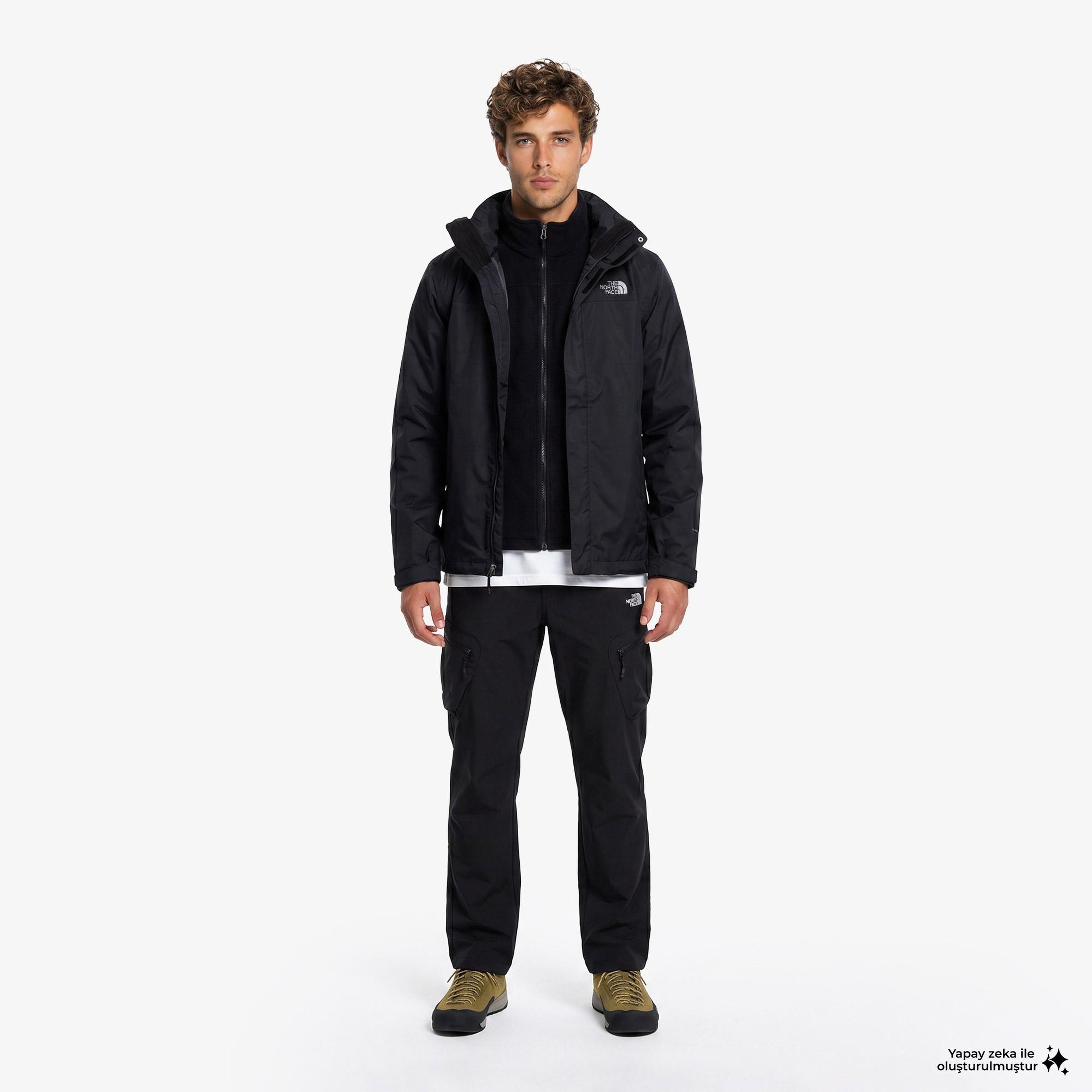 The North Face Evolve II Triclimate 3in1 Erkek Siyah Outdoor Mont