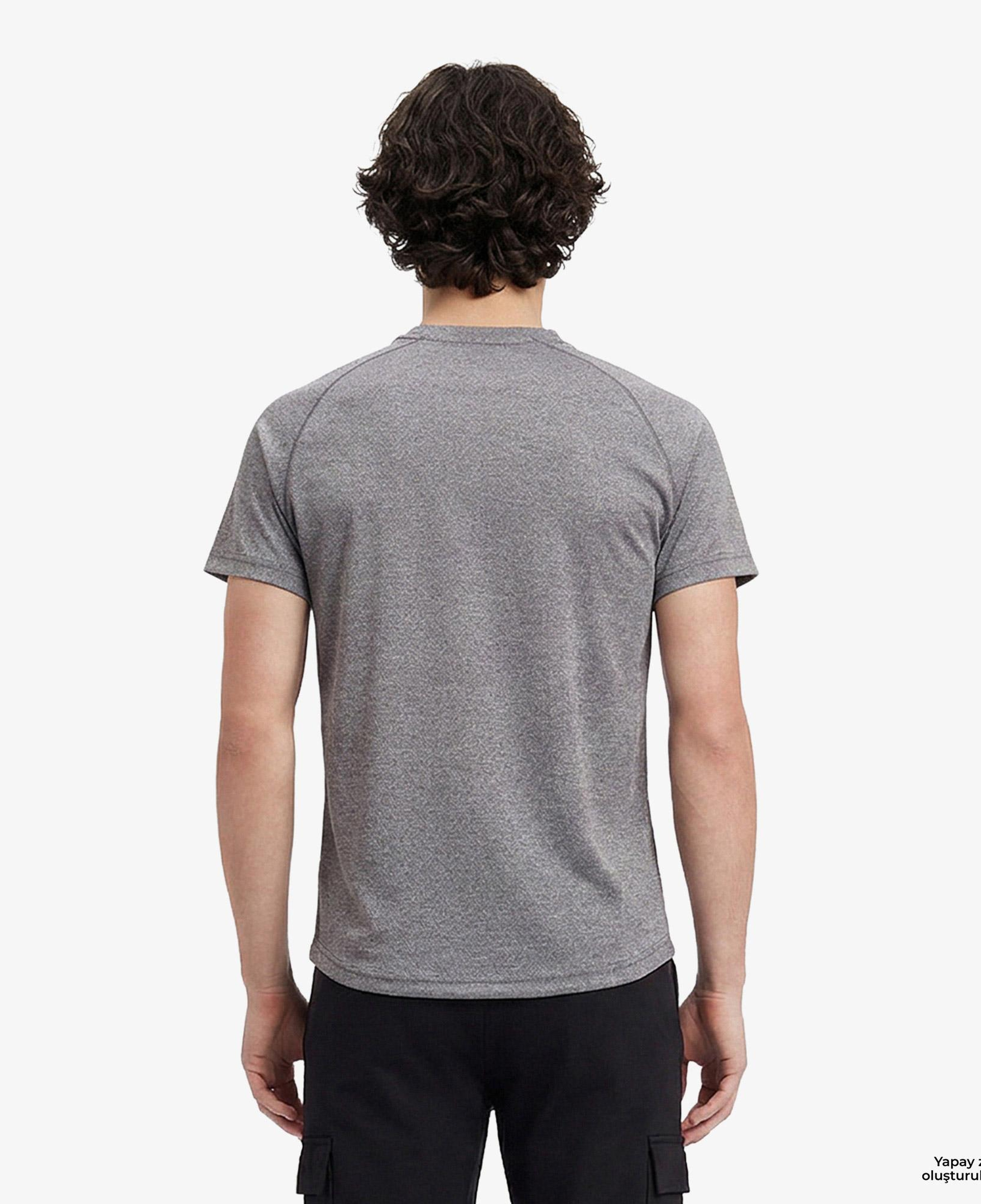 Energetics Erkek Gri Koşu T-Shirt