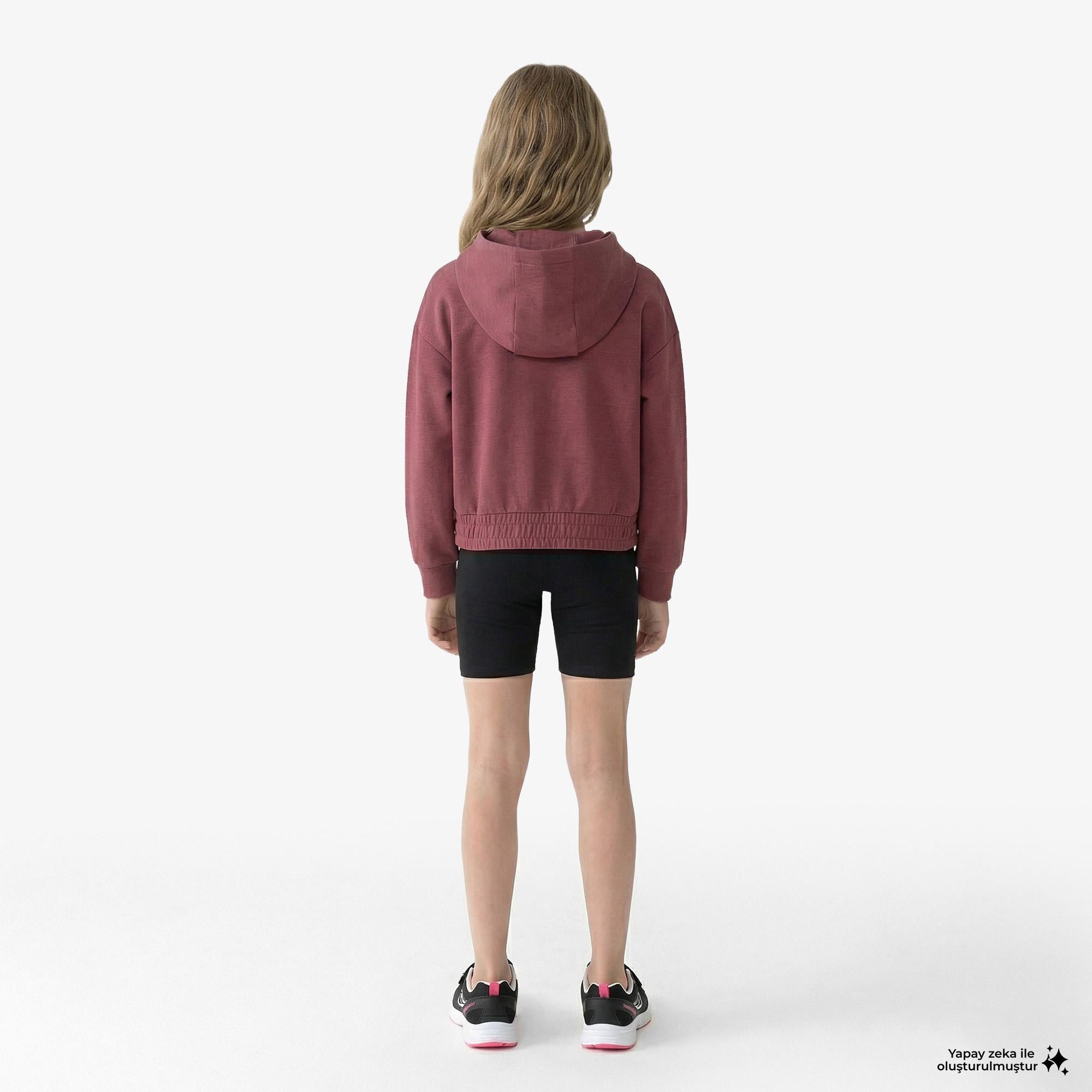 Energetics Full-Zipped Çocuk Kırmızı Günlük Sweatshirt