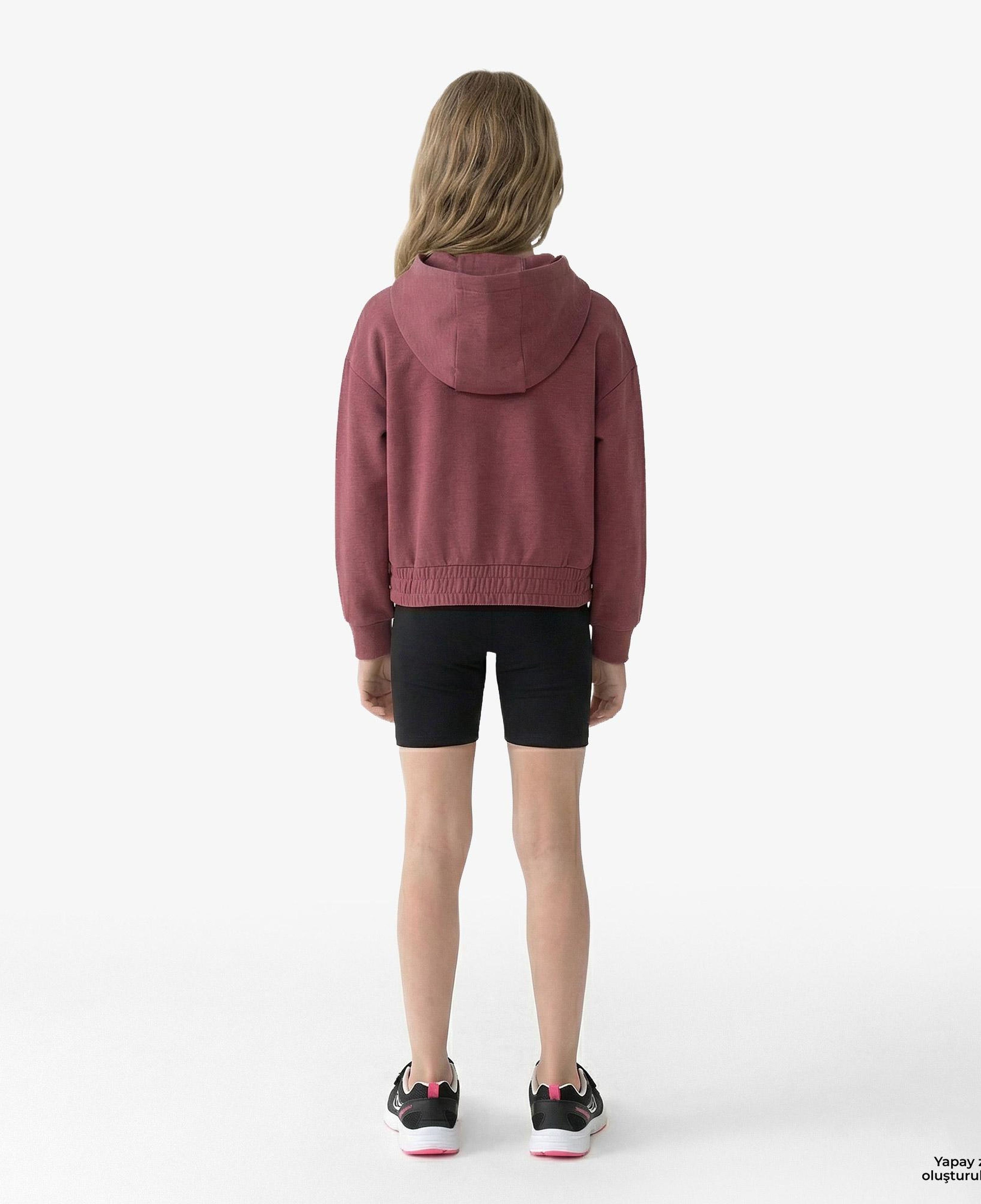 Energetics Full-Zipped Çocuk Kırmızı Günlük Sweatshirt