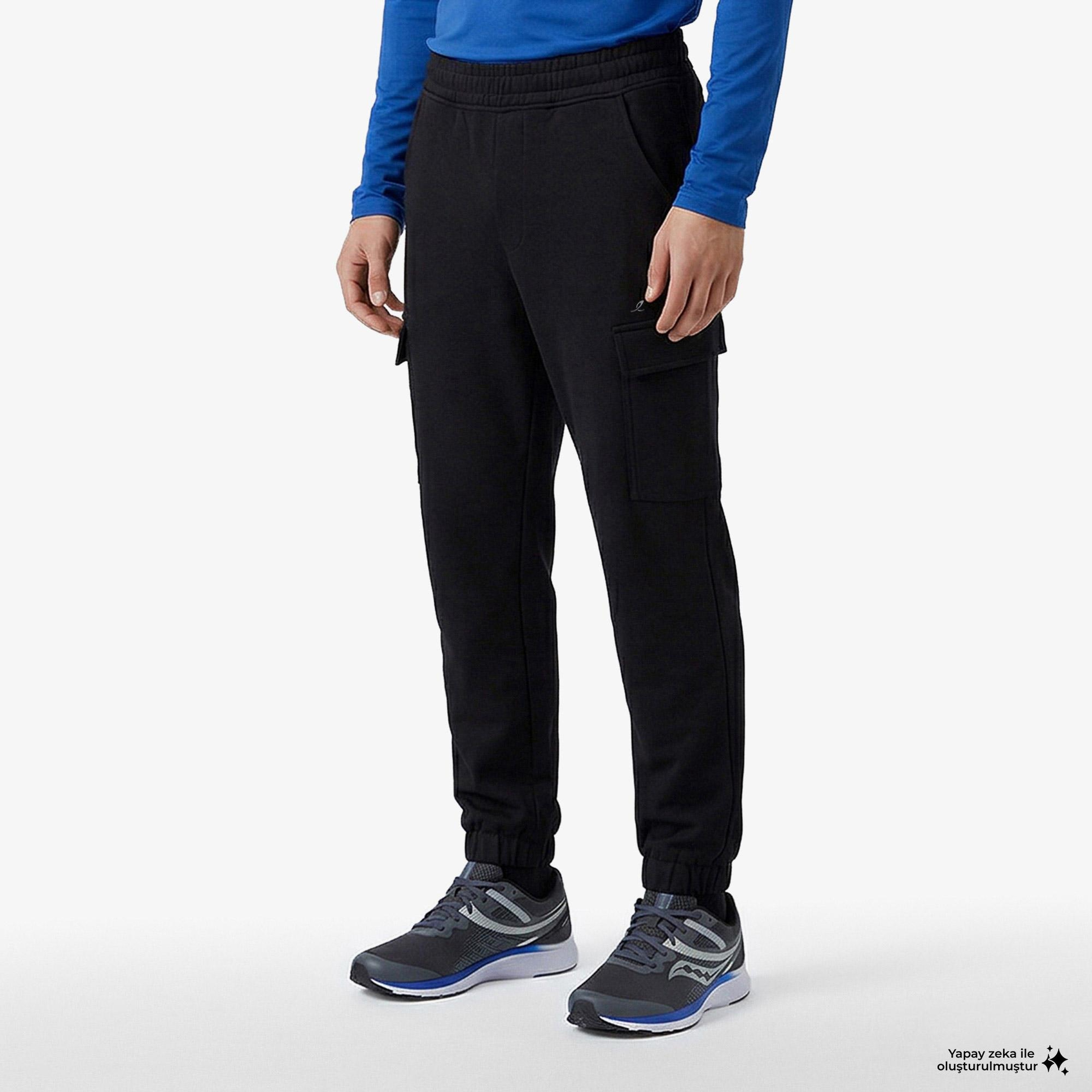 Energetics Kool Unisex Siyah Günlük Eşofman Altı