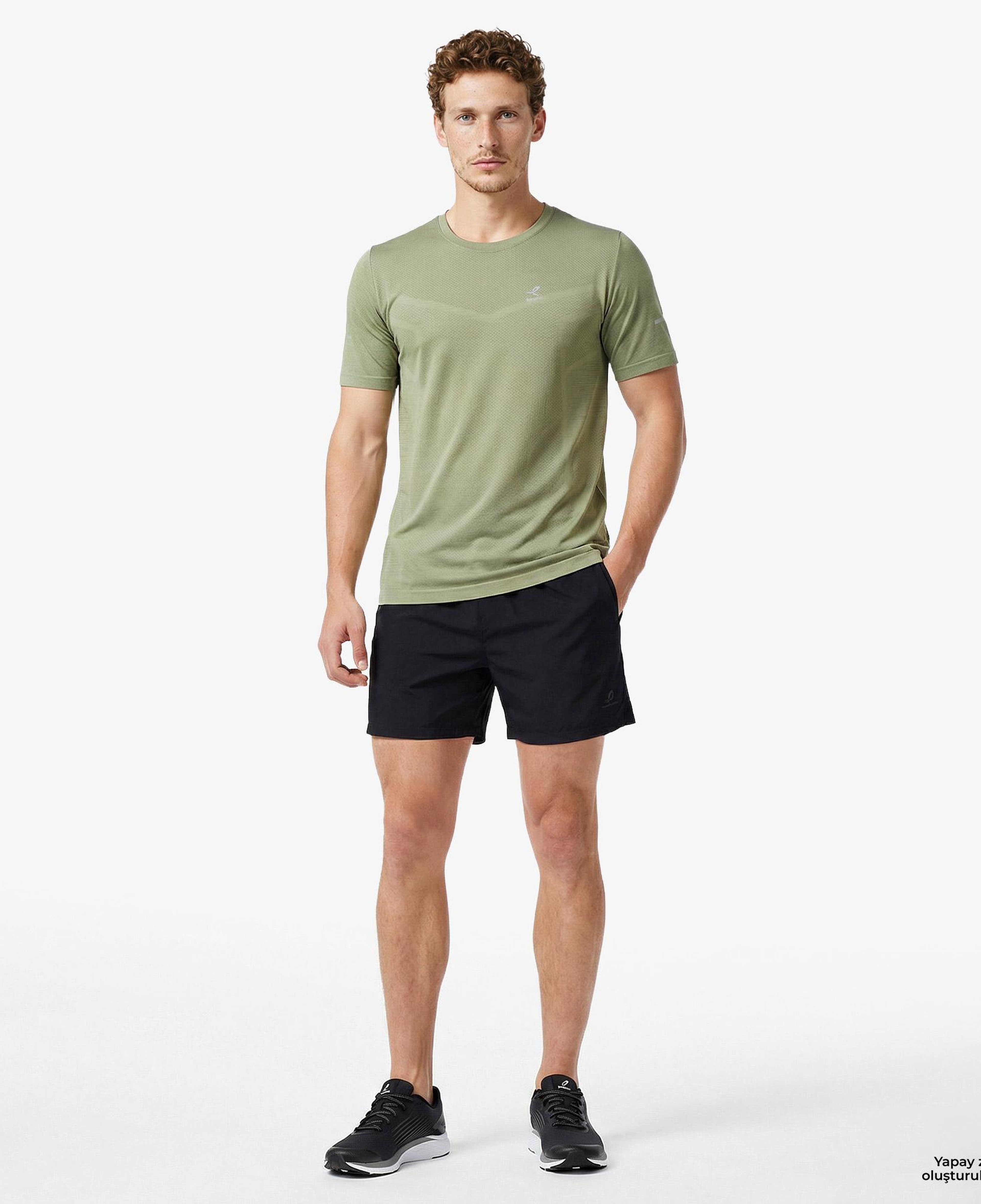 Energetics Tayeb Erkek Yeşil Antrenman T-Shirt