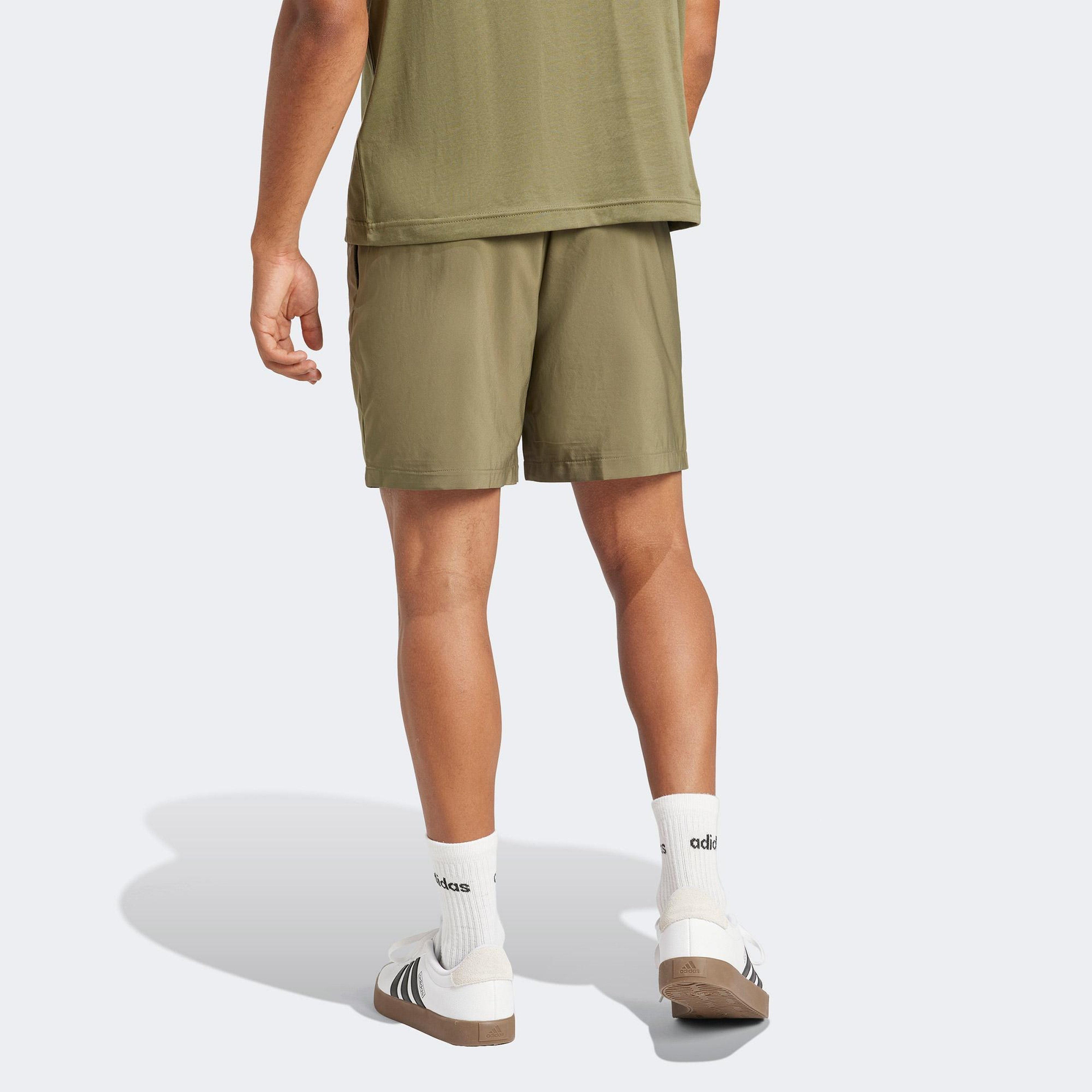 adidas Essentials Small Logo Chelsea Erkek Yeşil Şort