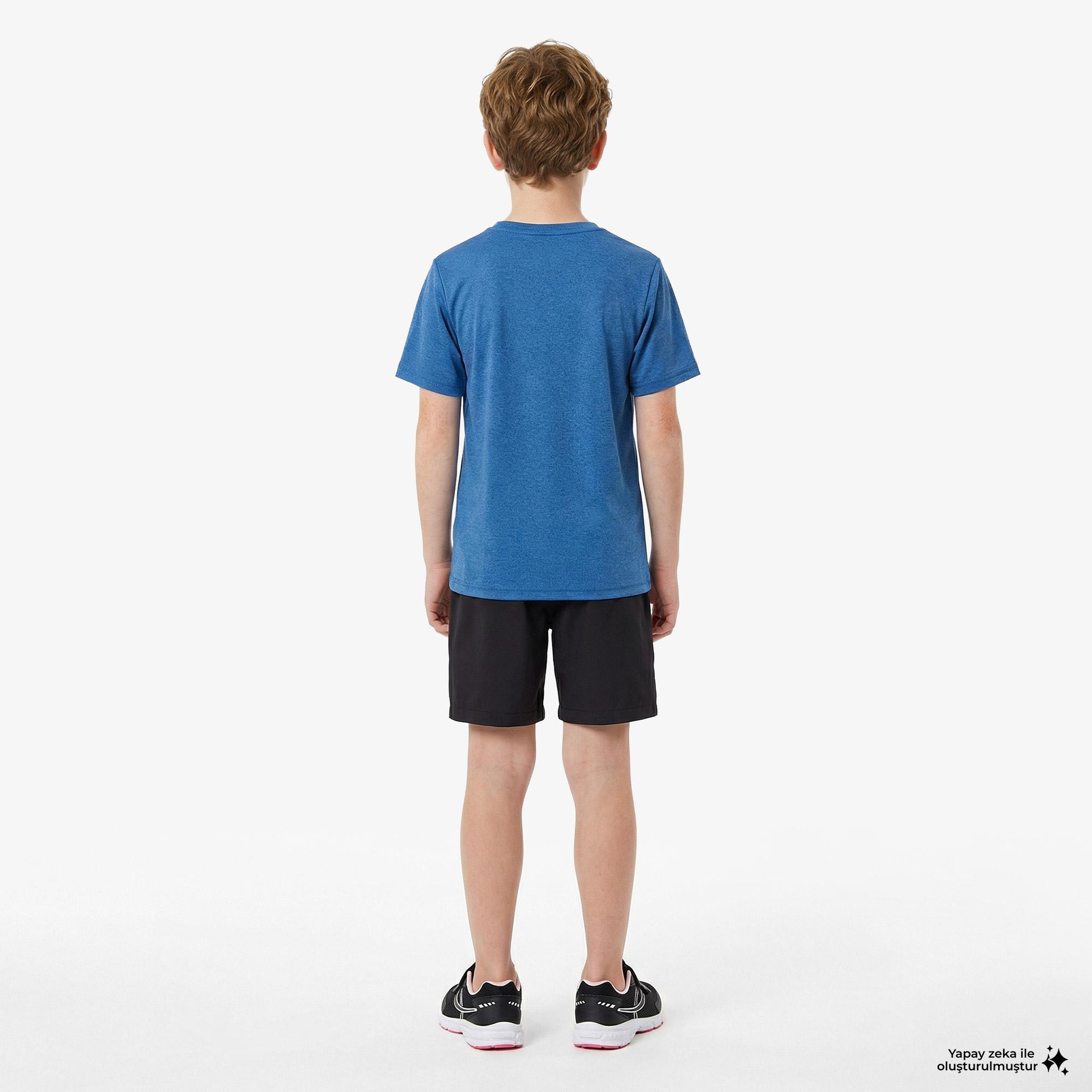 Energetics Tibo B Çocuk Mavi Antrenman T-Shirt