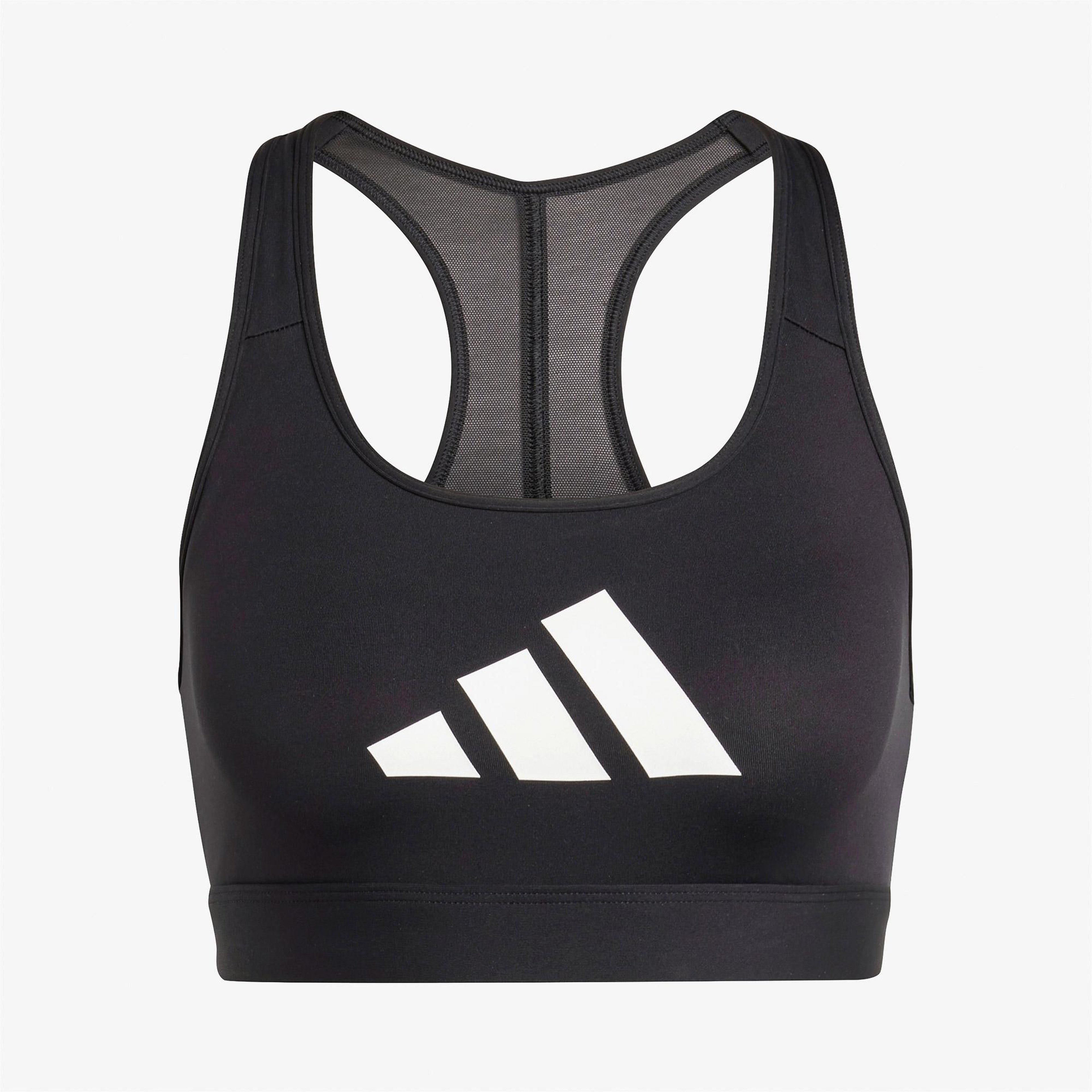 adidas Powerreact Graphic Kadın Siyah Antrenman Bra