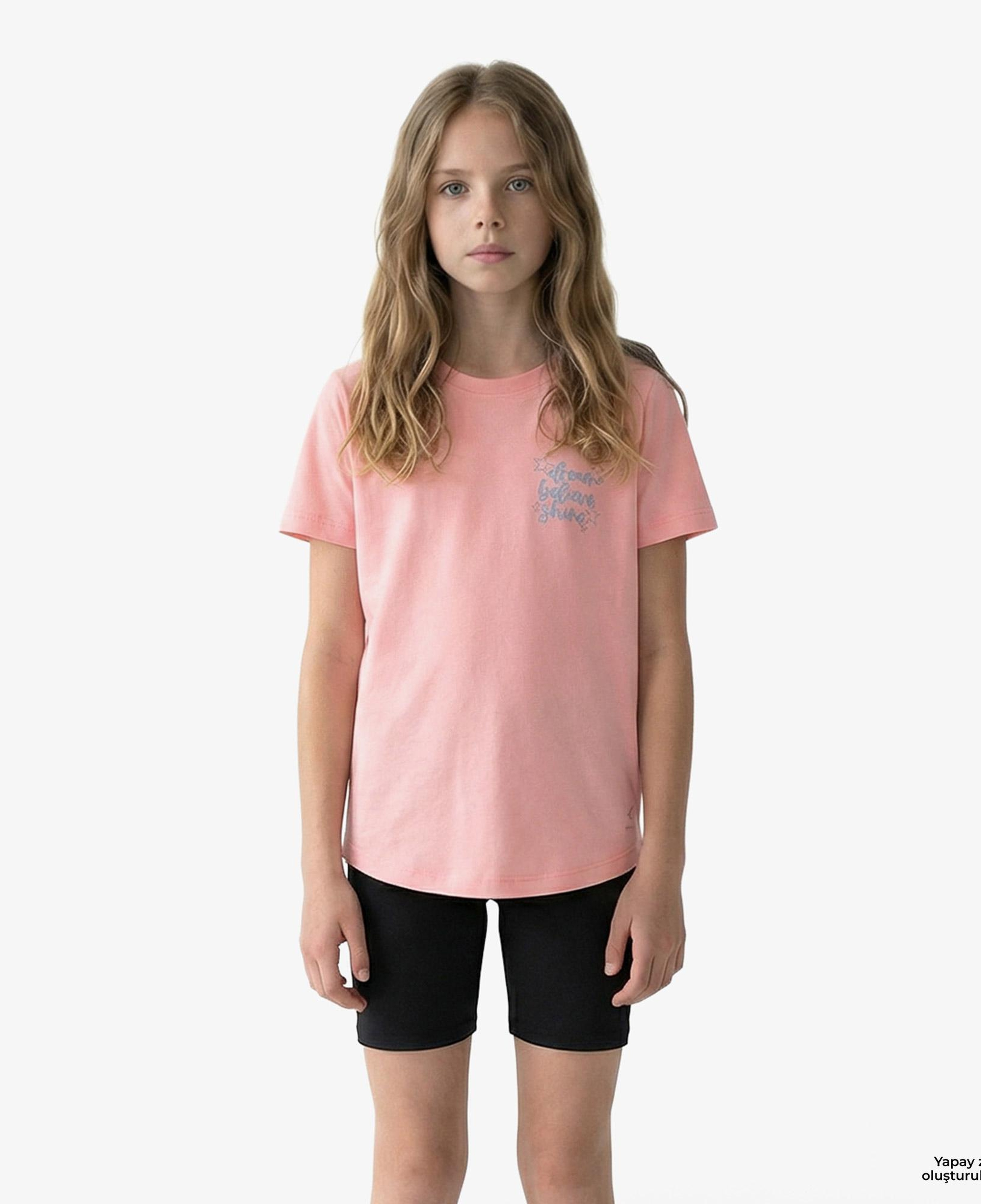 Energetics Garianne IX G Çocuk Pembe Günlük T-Shirt