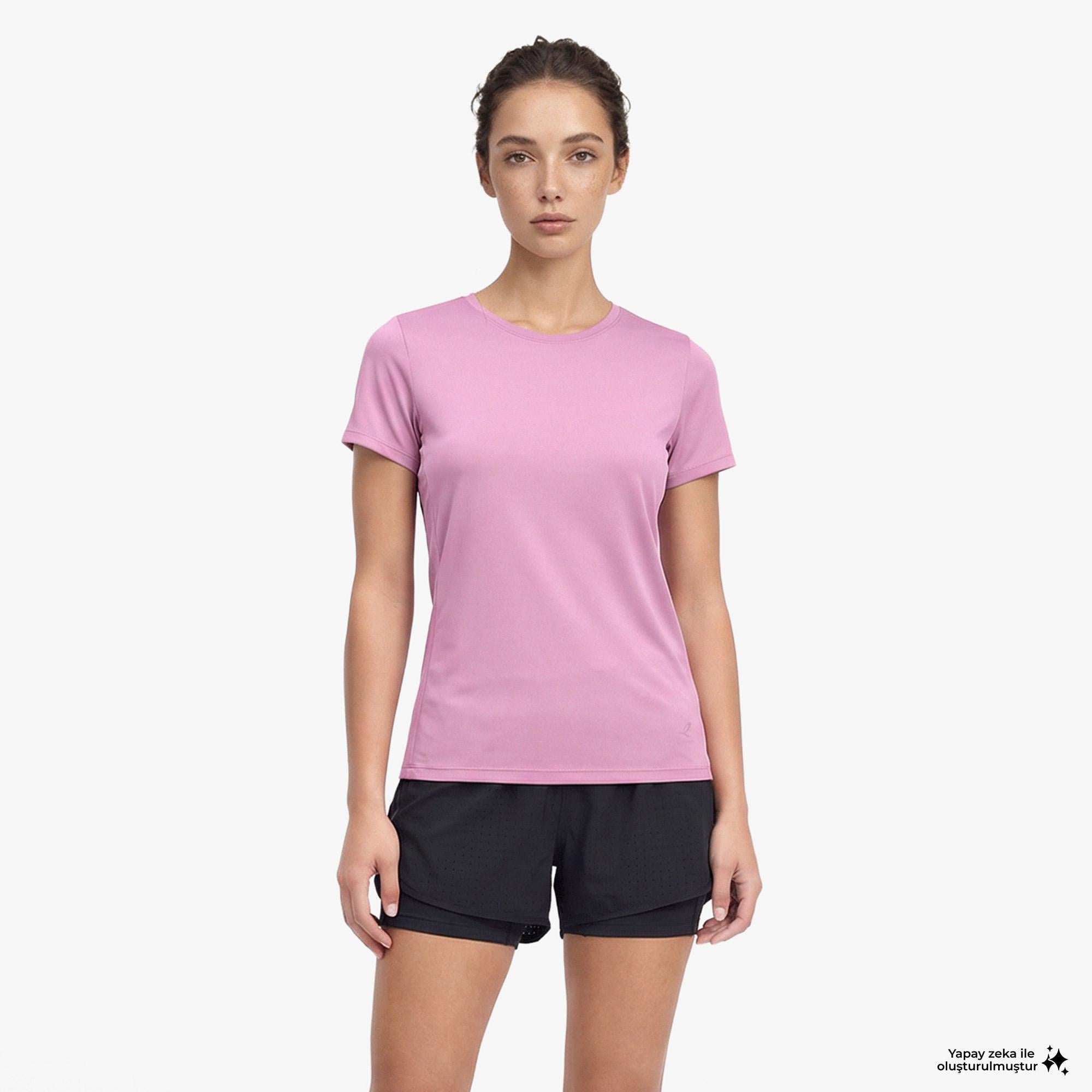 Energetics Maiva Iv Ss Kadın Pembe Koşu T-Shirt