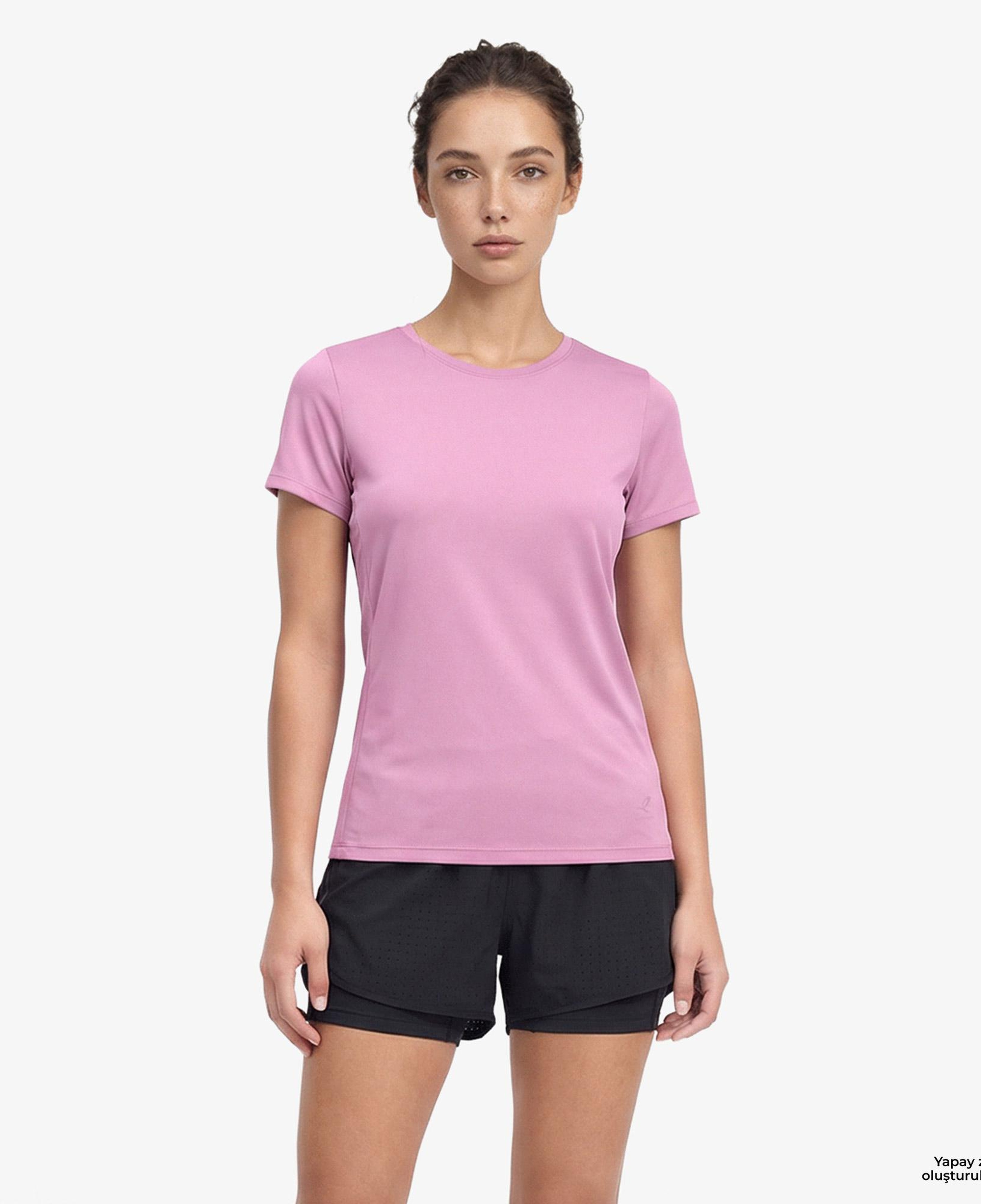 Energetics Maiva Iv Ss Kadın Pembe Koşu T-Shirt