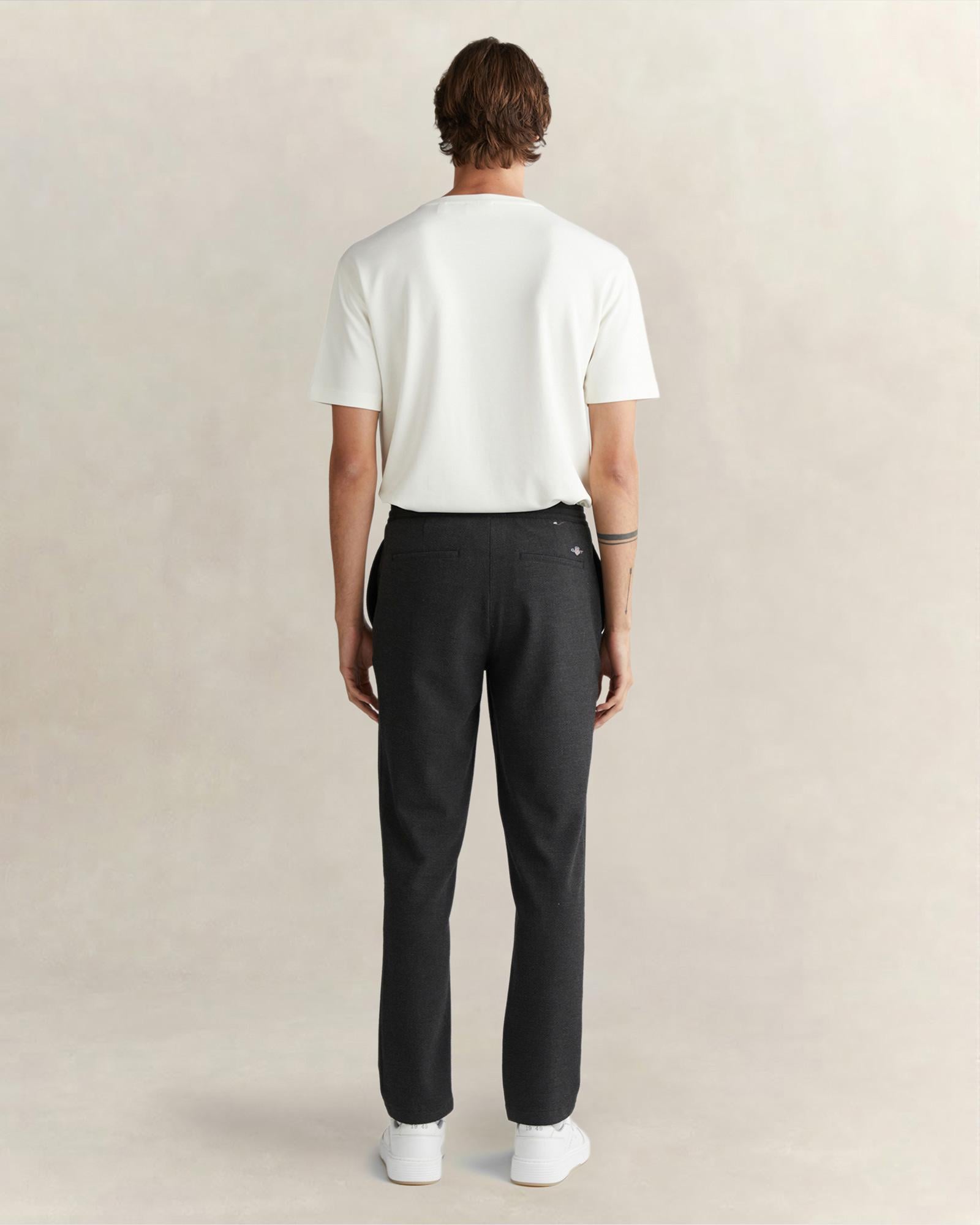 GANT Erkek Gri Regular Fit Pantolon