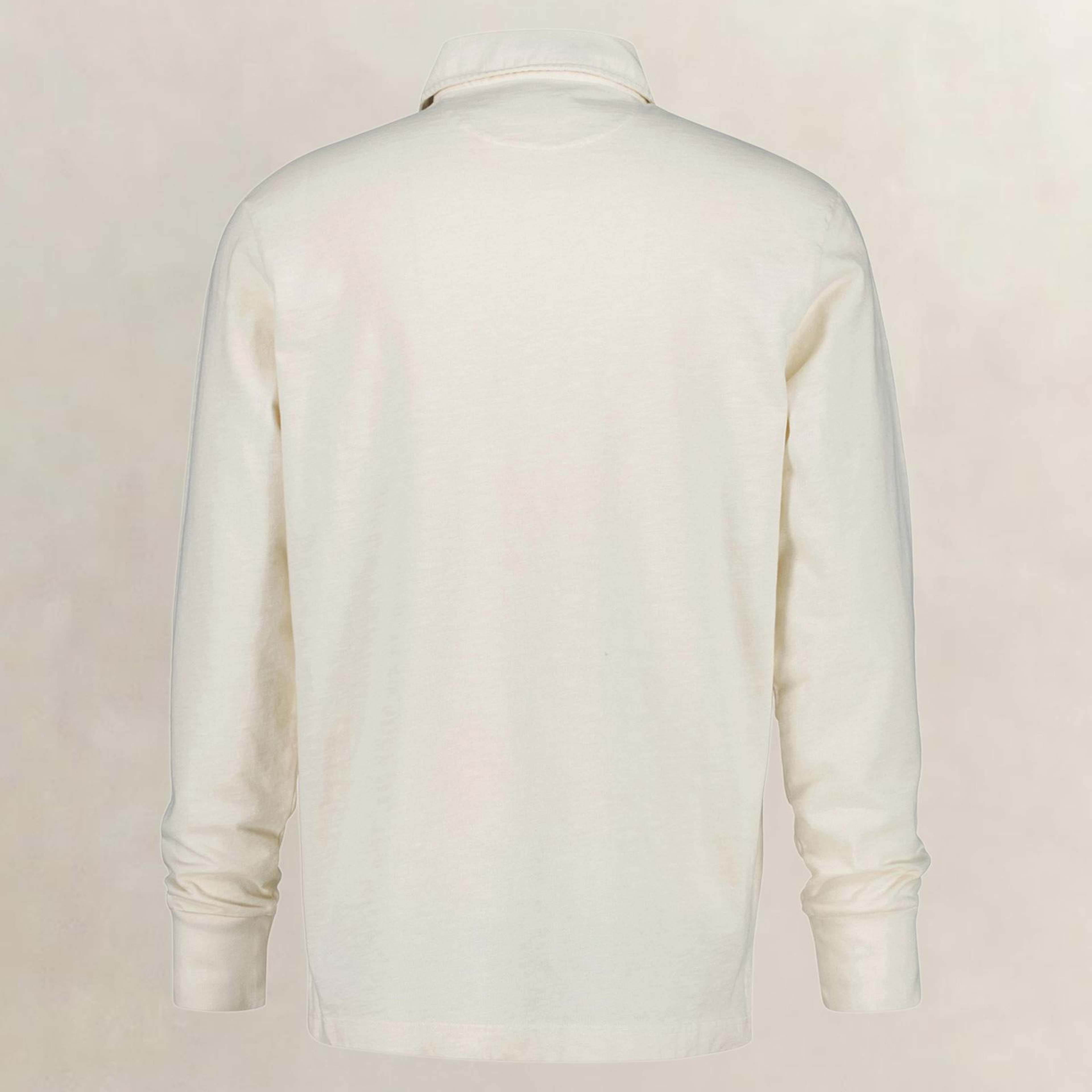 GANT Erkek Krem Regular Fit Logolu Polo Yaka Rugby T-Shirt