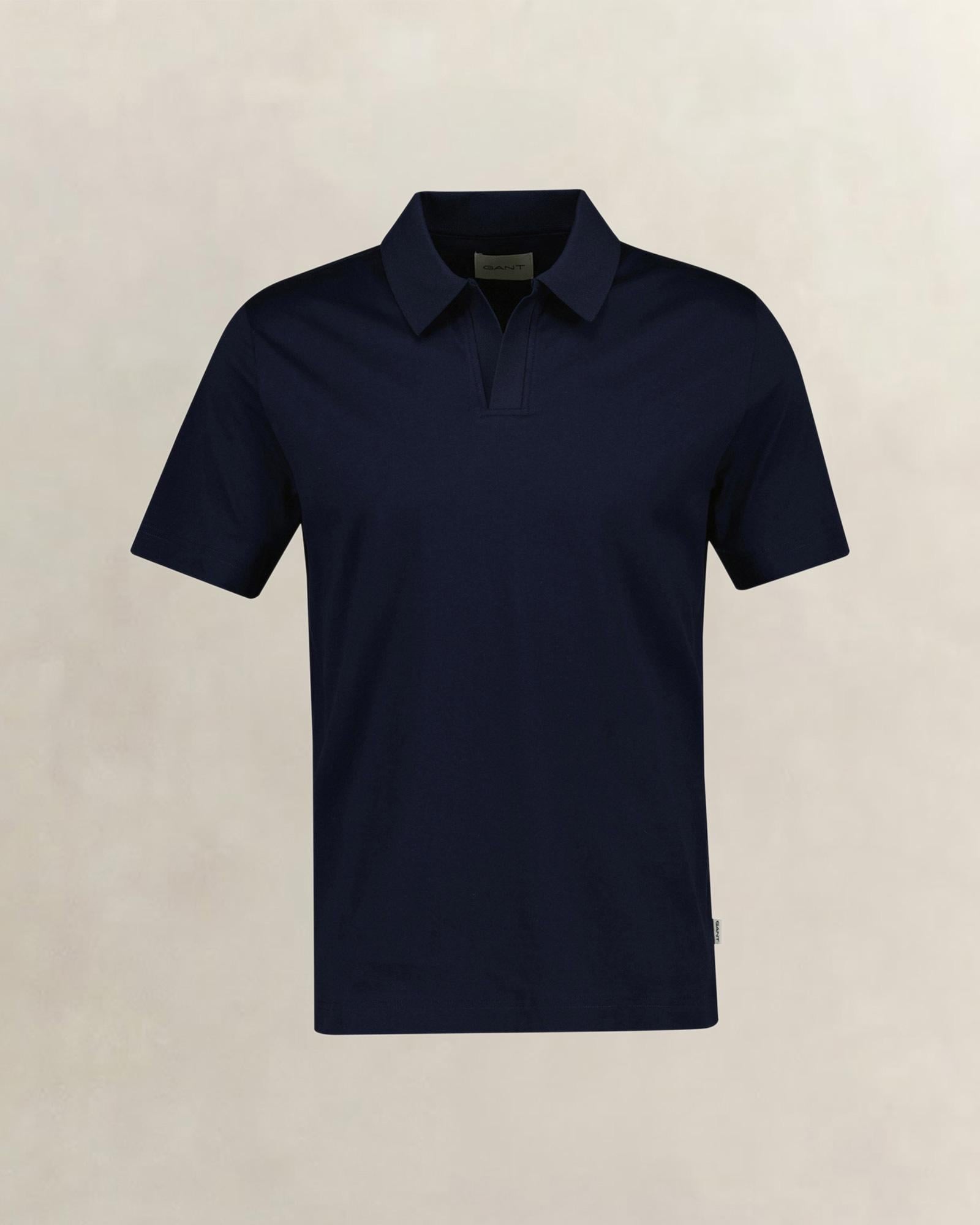 GANT Erkek Lacivert Regular Fit Polo Yaka T-Shirt