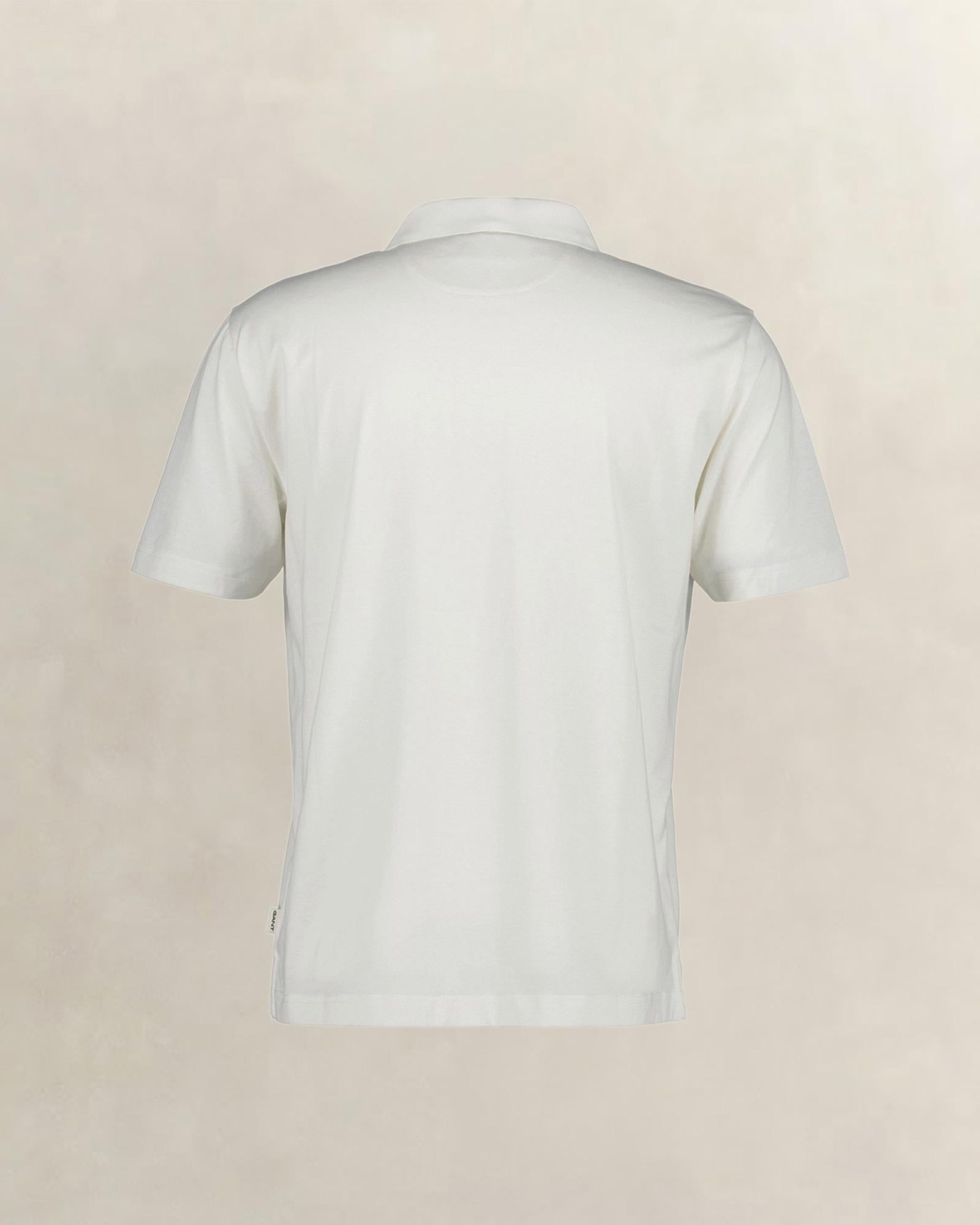 GANT Erkek Beyaz Regular Fit Polo Yaka T-Shirt