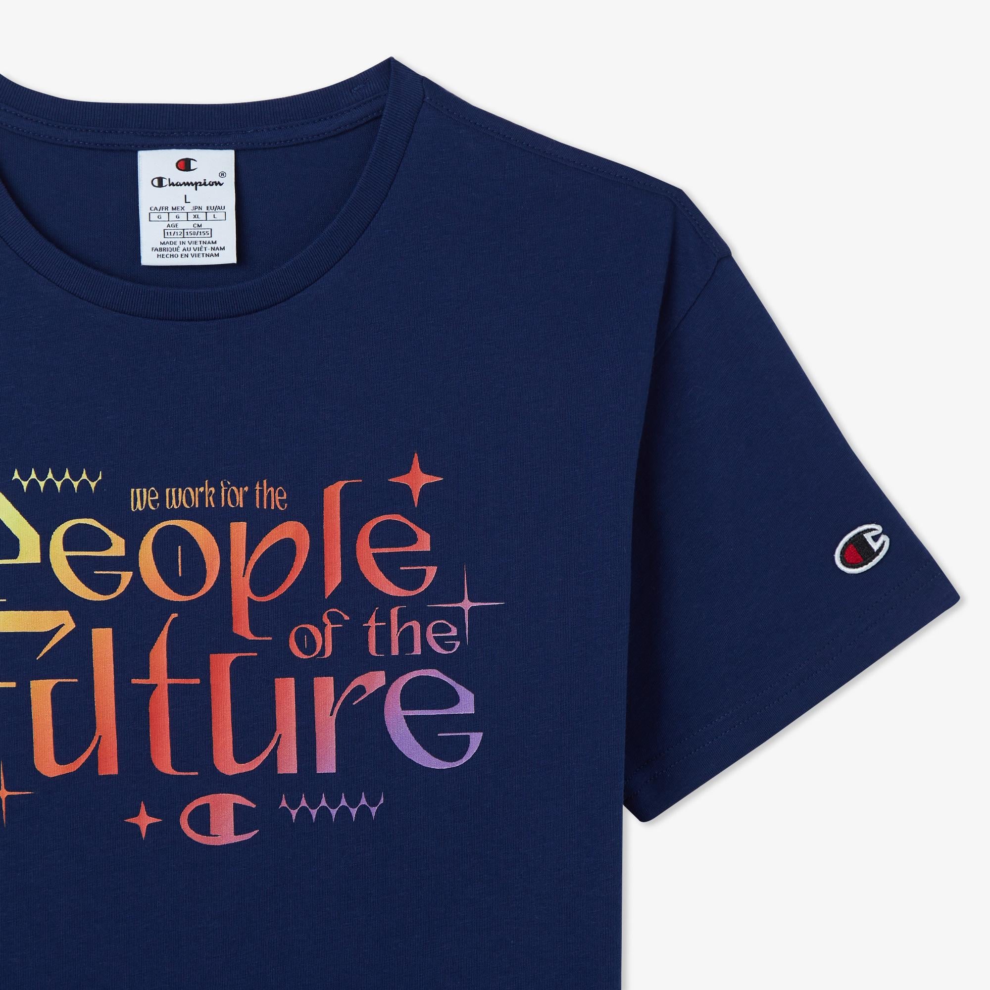 Champion Çocuk Lacivert T-Shirt