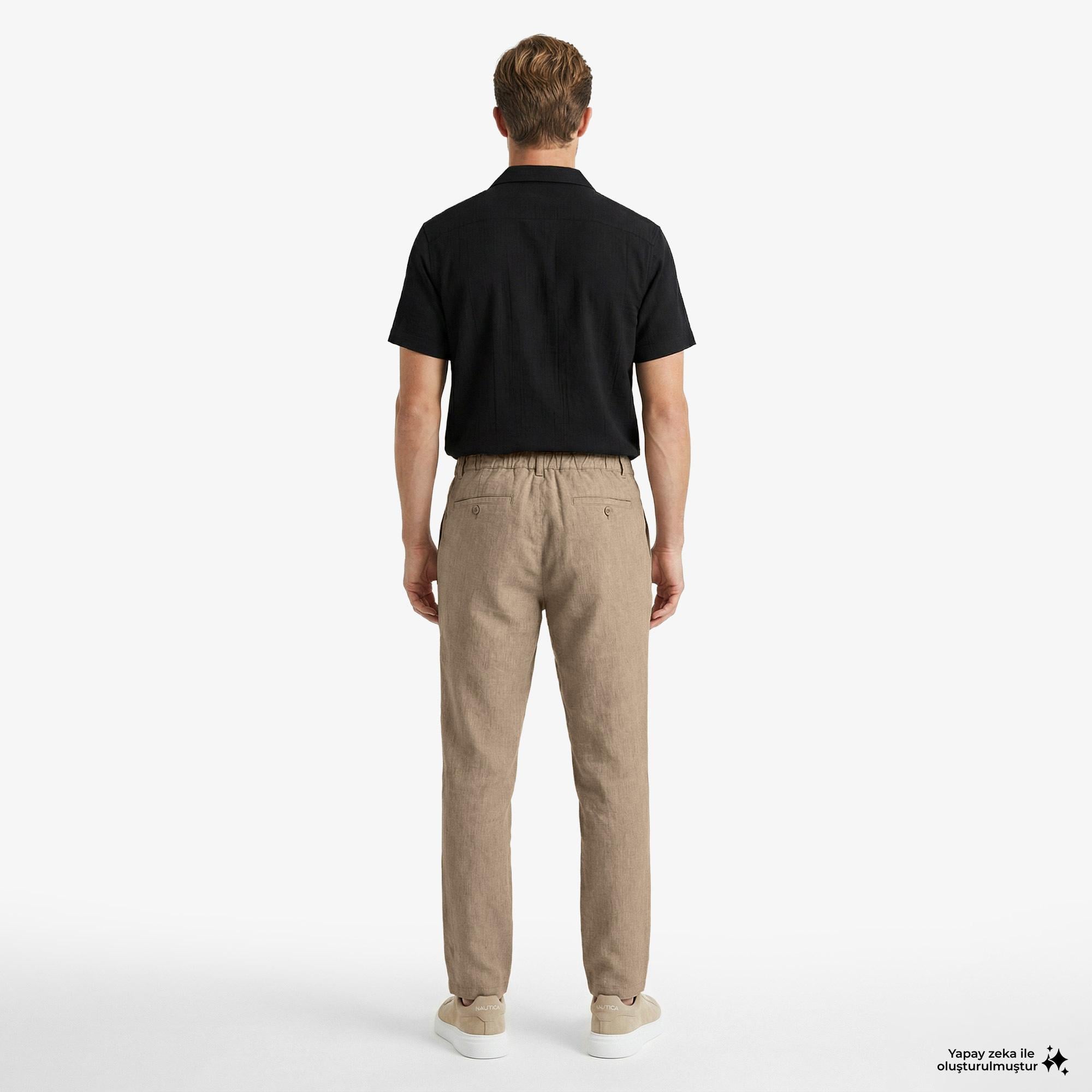 Nautica Erkek Kahverengi Regular Fit Pantolon