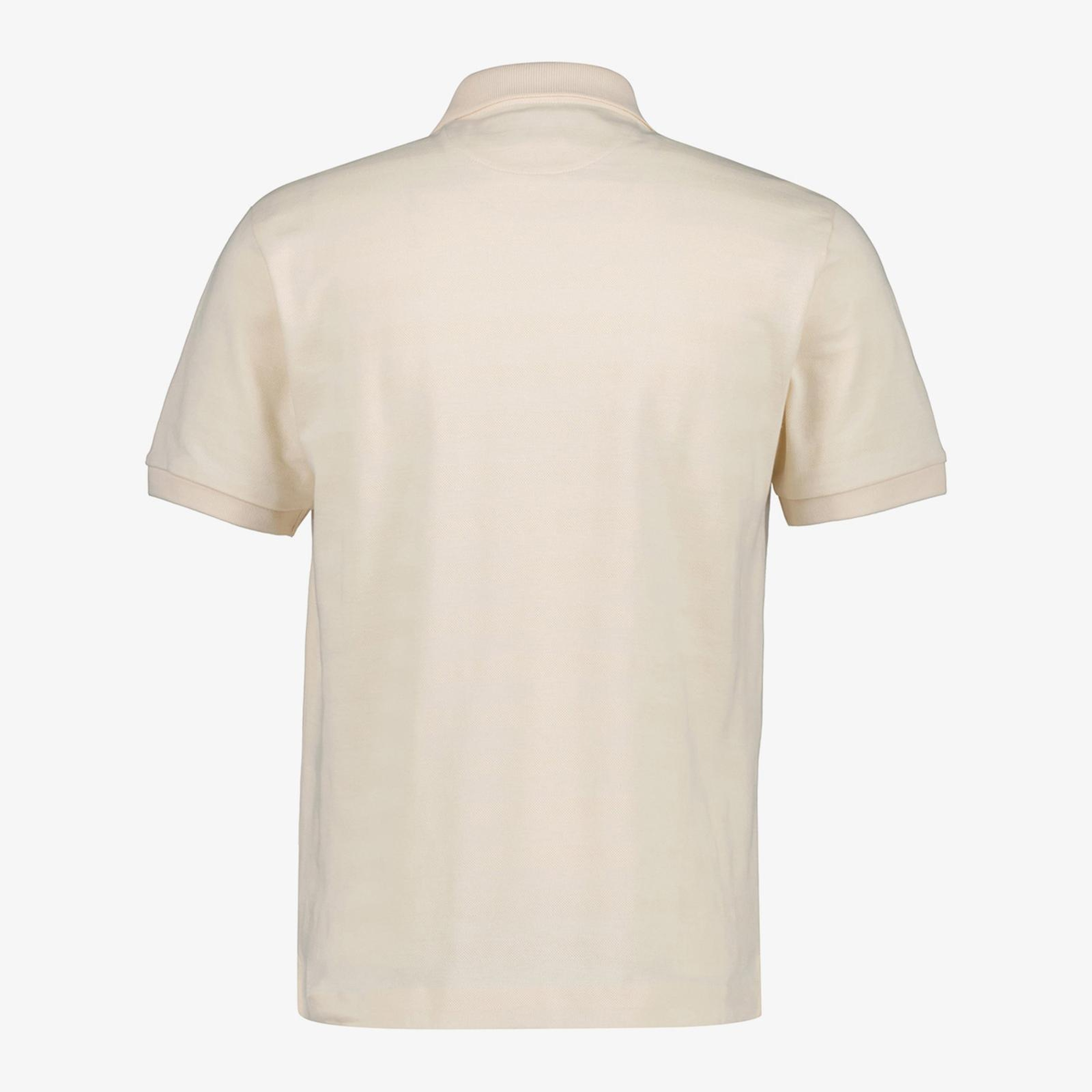 GANT Erkek Krem Regular Fit Polo Yaka T-Shirt