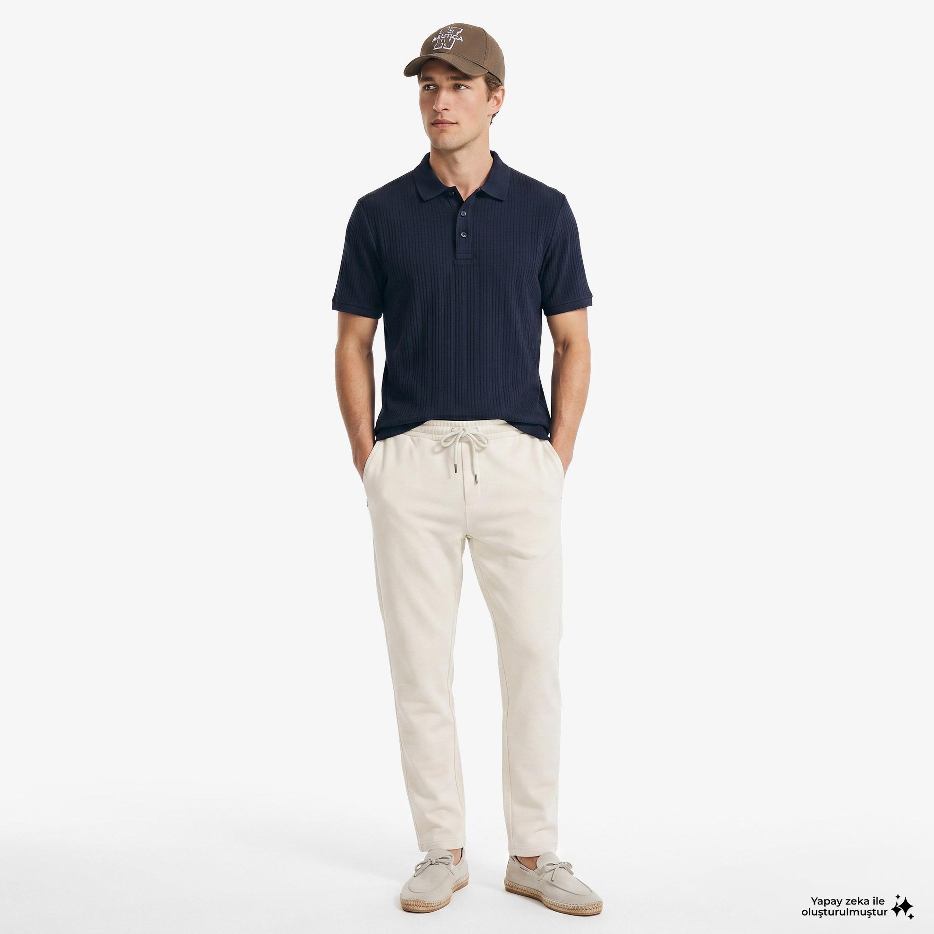 Nautica Erkek Krem Jogger Fit Pantolon