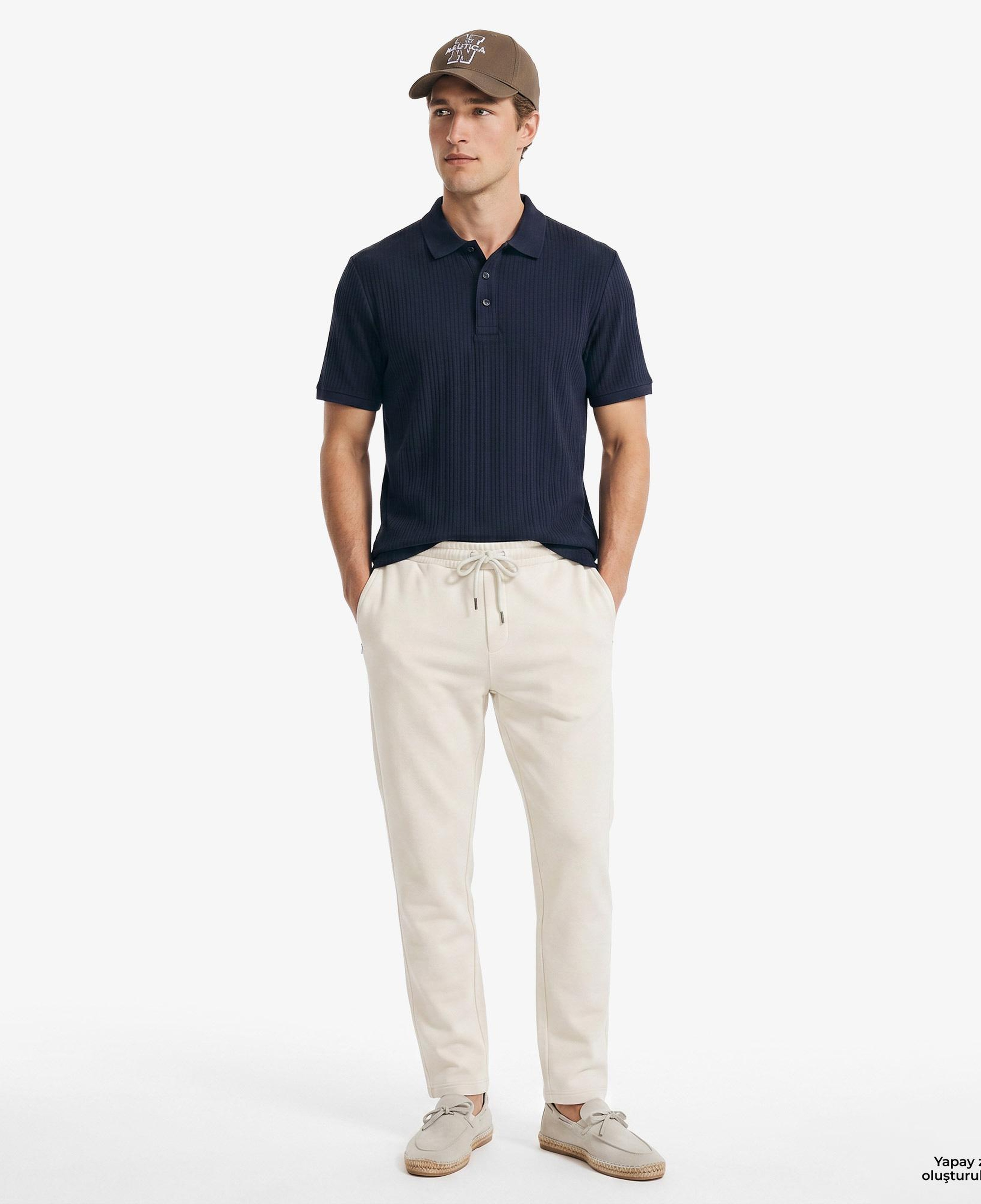 Nautica Erkek Krem Jogger Fit Pantolon
