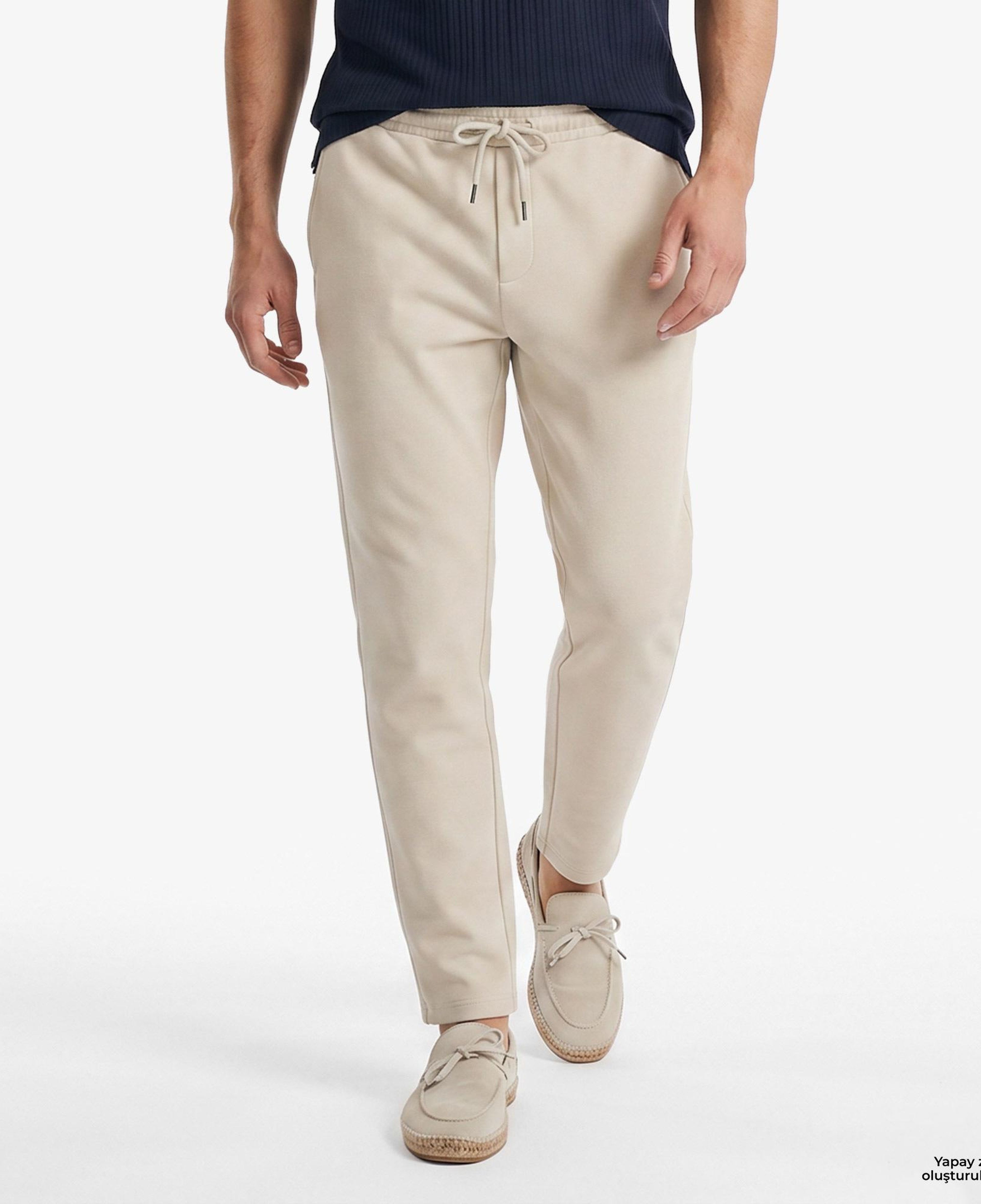 Nautica Erkek Krem Jogger Fit Pantolon