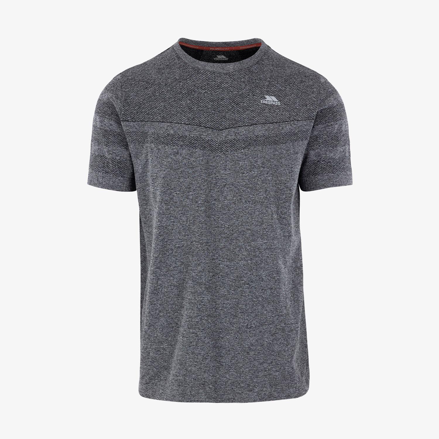 Trespass Chenab Erkek Gri Antrenman T-Shirt