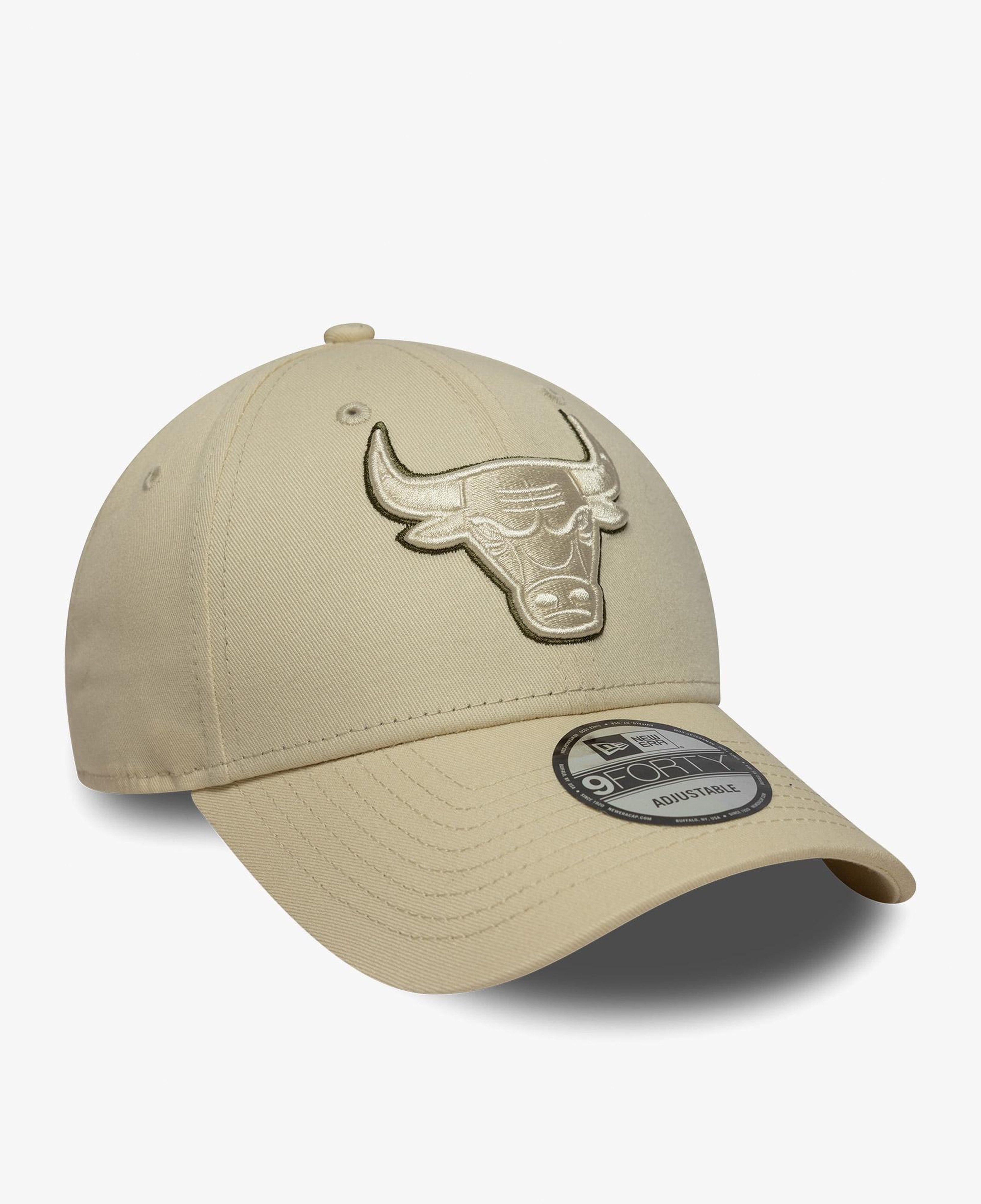 New Era Team Outline 9Forty Chicago Bulls Unisex Bej Şapka