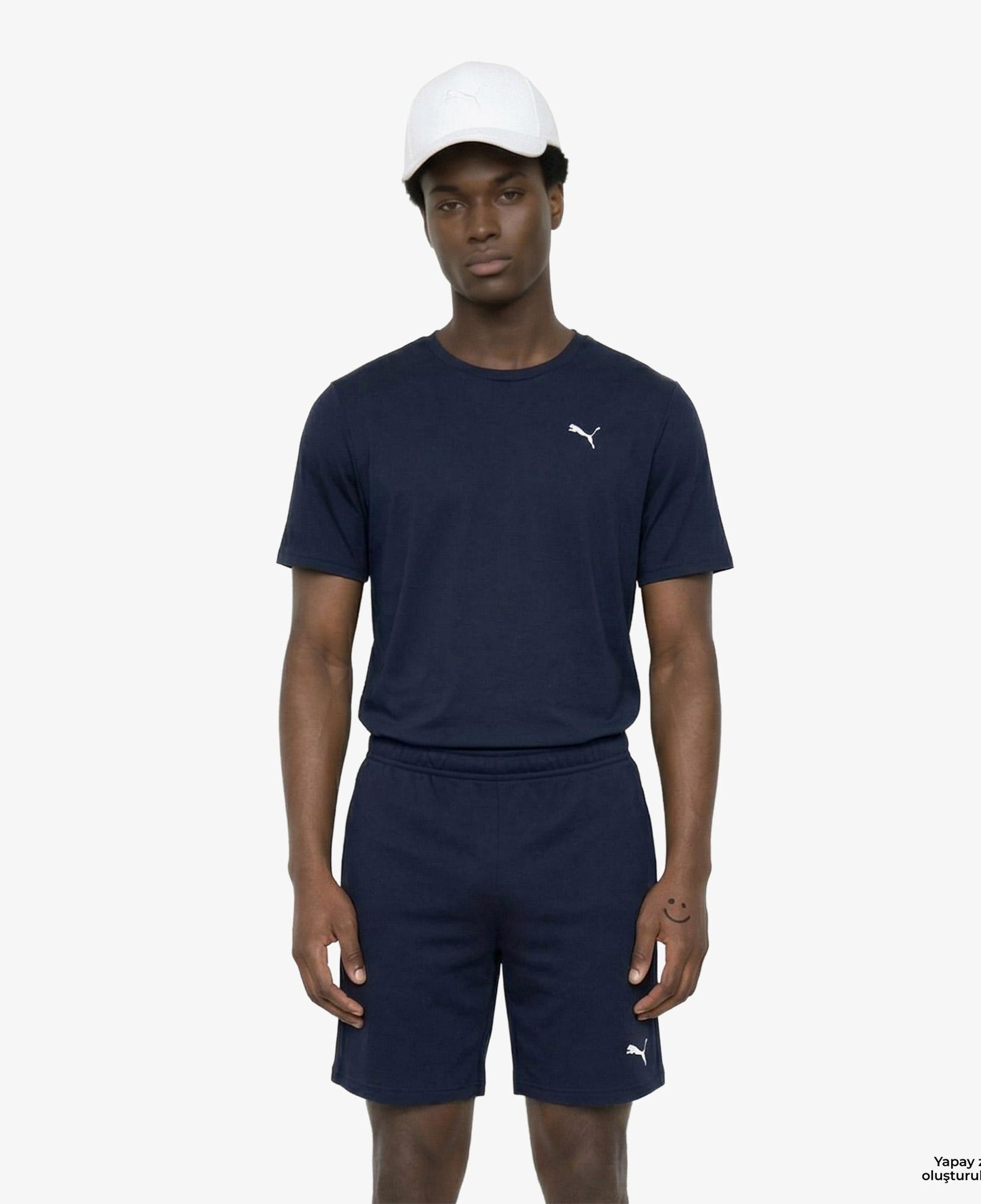 Puma Tad Essentials 8 Knit Erkek Lacivert Antrenman Şortu
