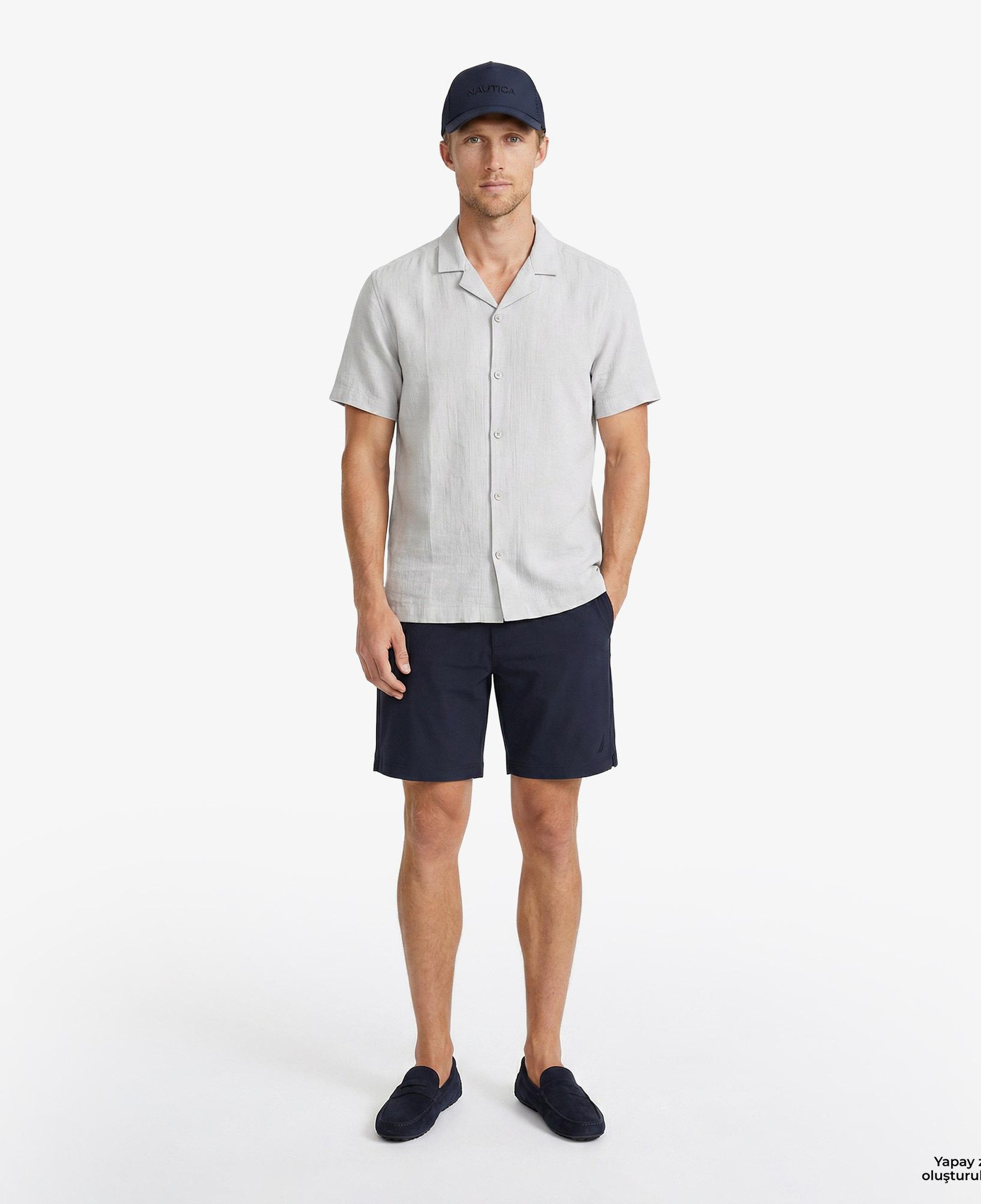 Nautica Erkek Lacivert Regular Fit Deniz Şortu