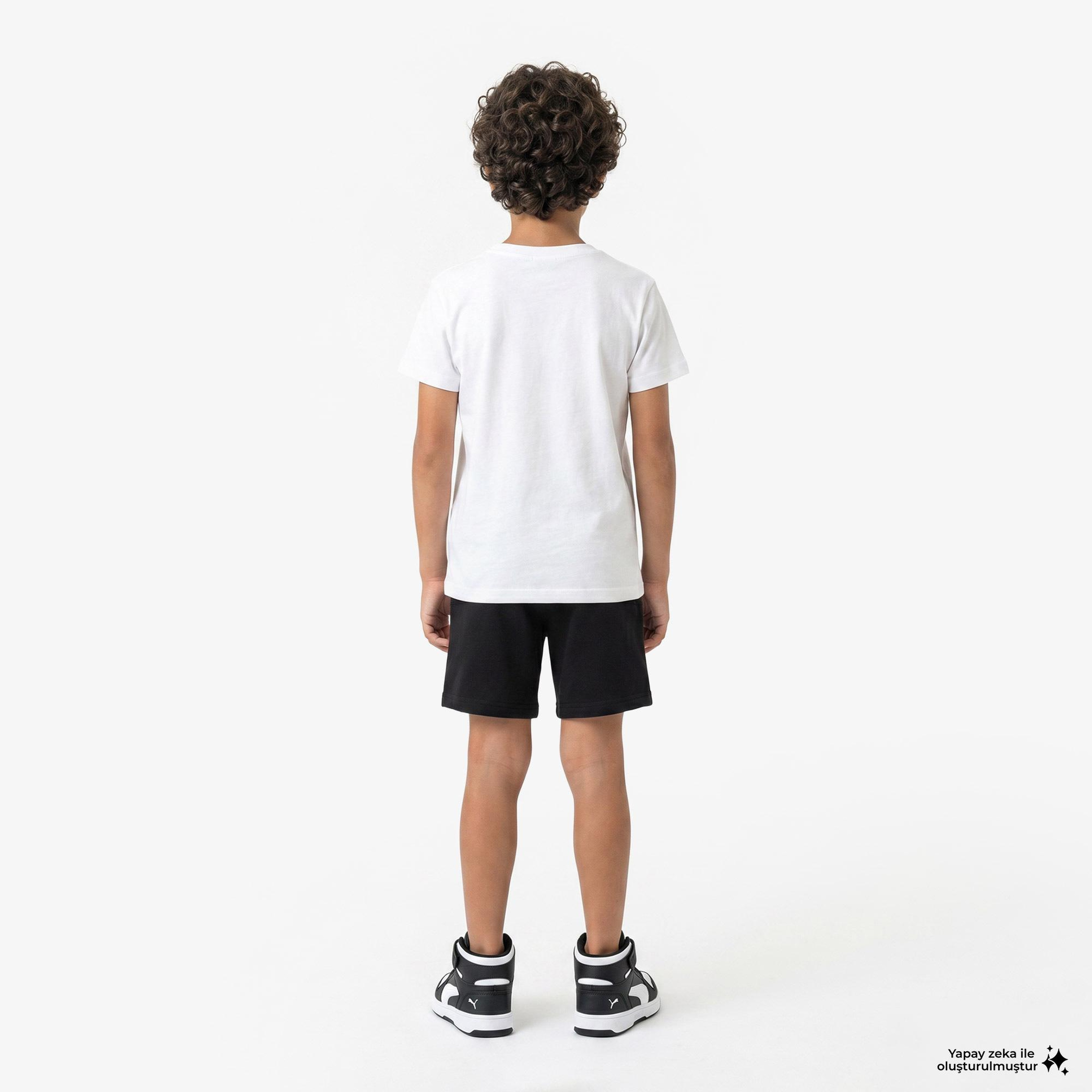 Puma Essentials Çocuk Siyah Şort Takımı