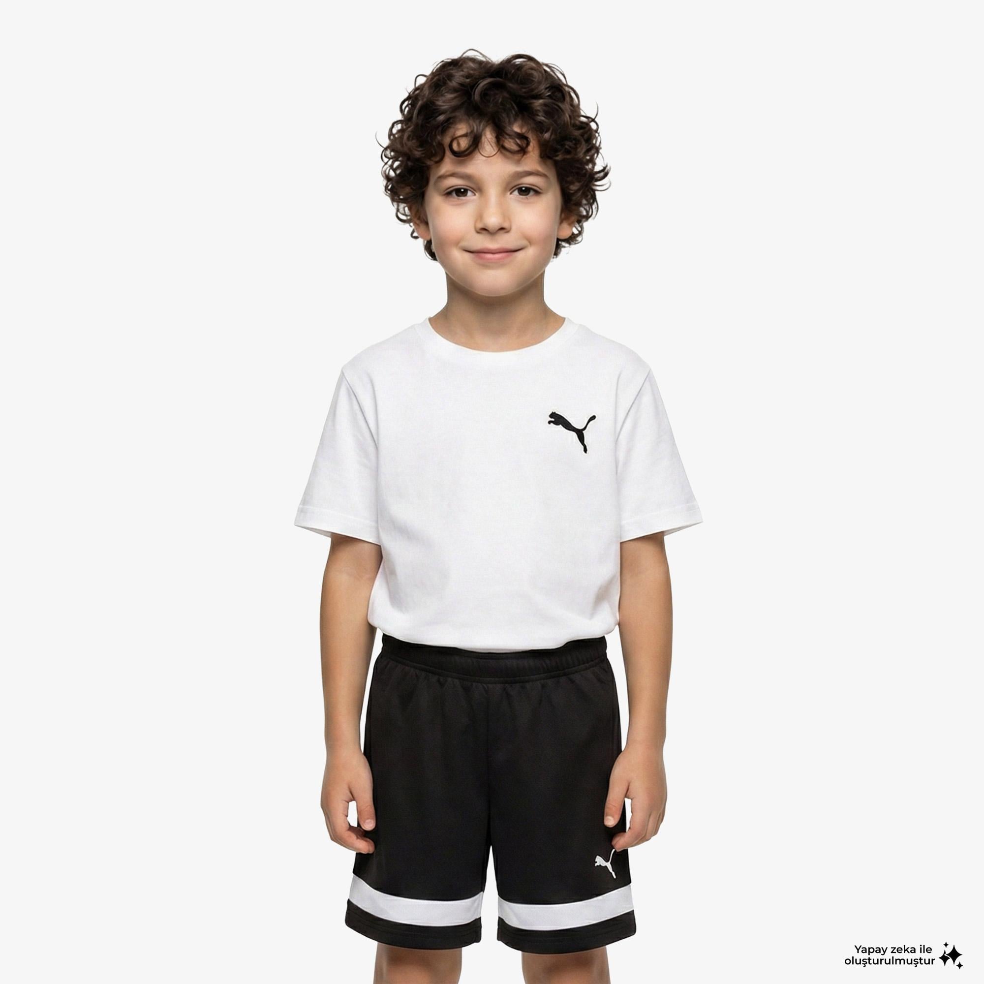 Puma Individualrise Çocuk Siyah Şort