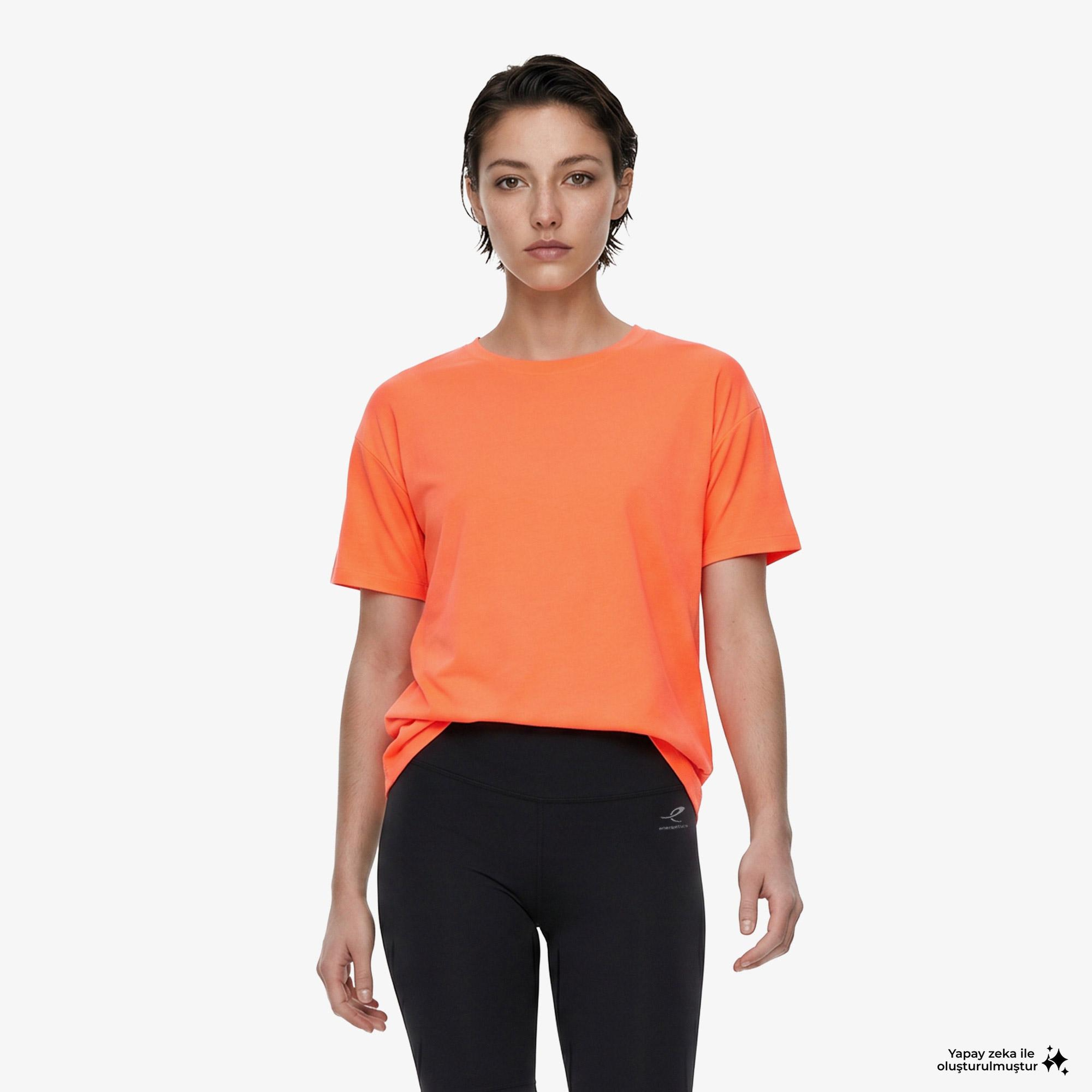 Energetics Gilma Kadın Turuncu Antrenman T-Shirt