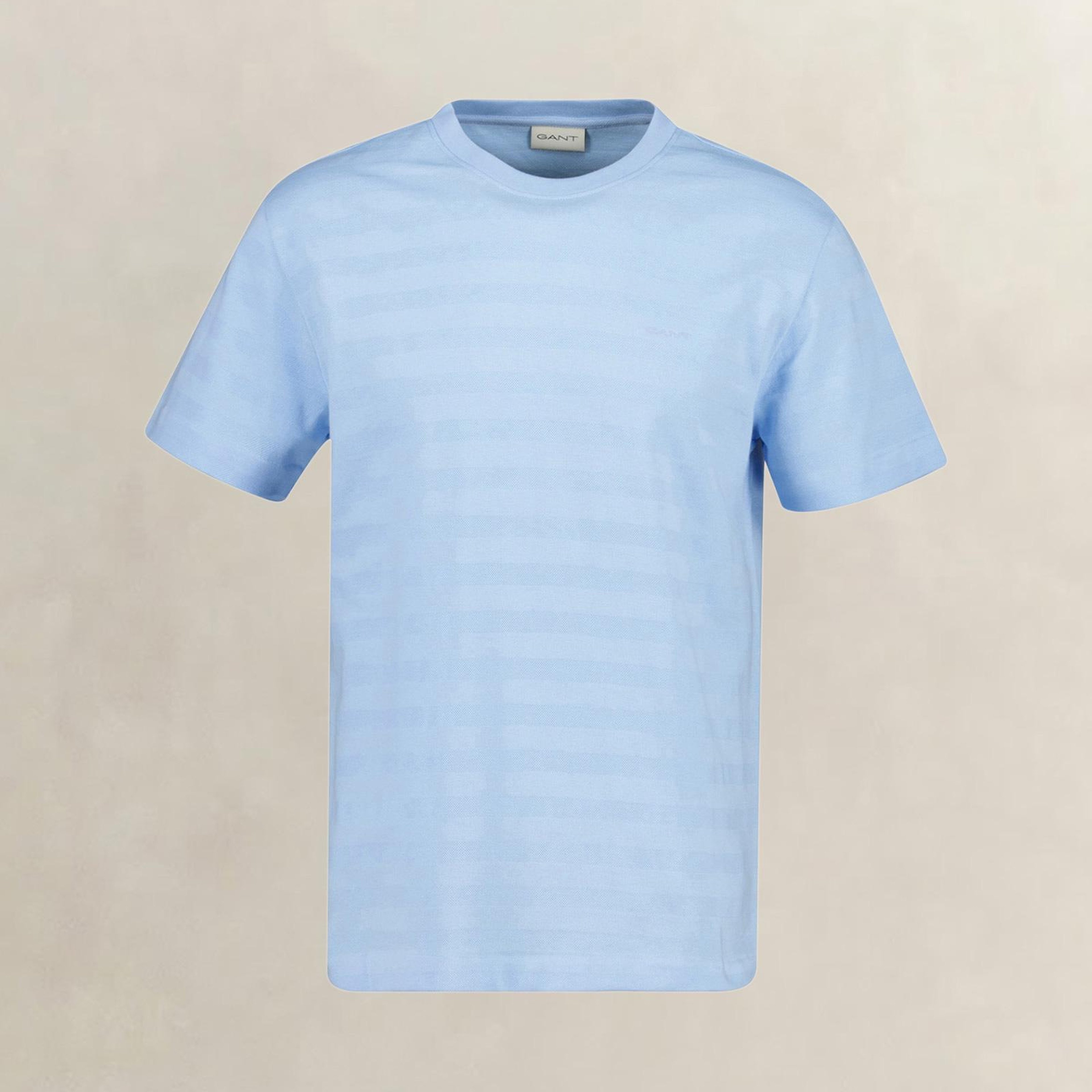 GANT Erkek Mavi Bisiklet Yaka Regular Fit T-Shirt