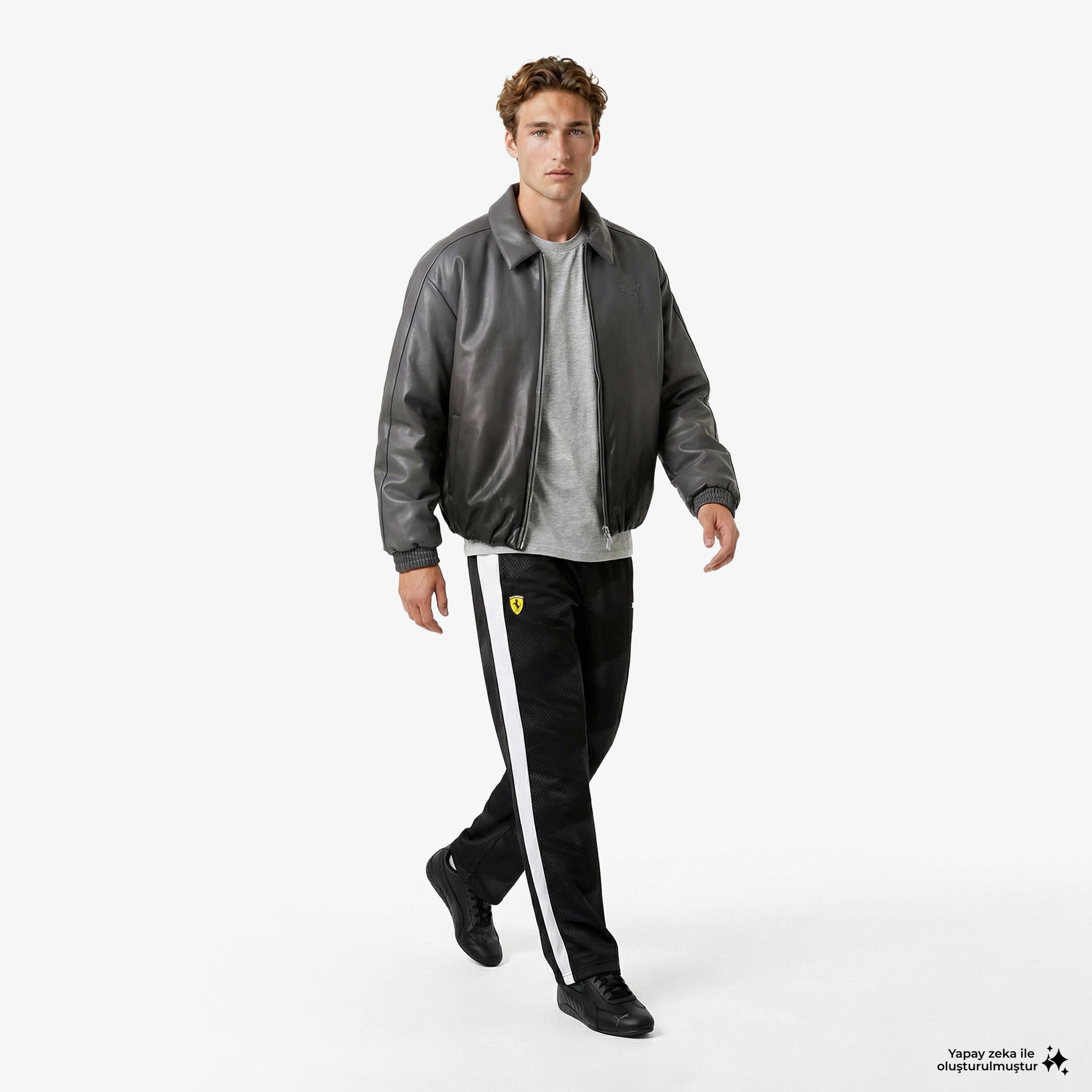 Puma Graphic 1 Erkek Gri Antrenman T-Shirt