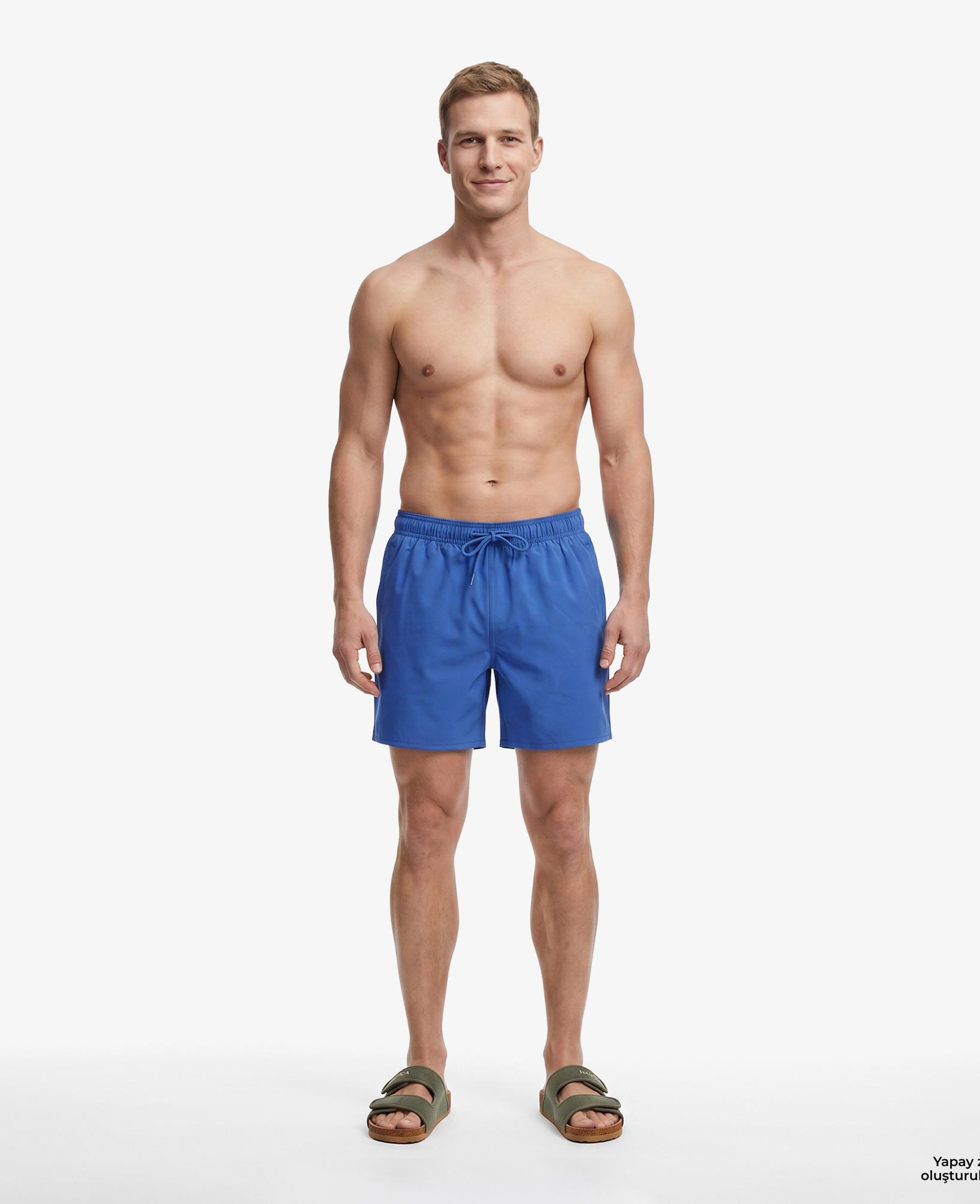 Nautica Erkek Mavi Regular Fit Deniz Şortu