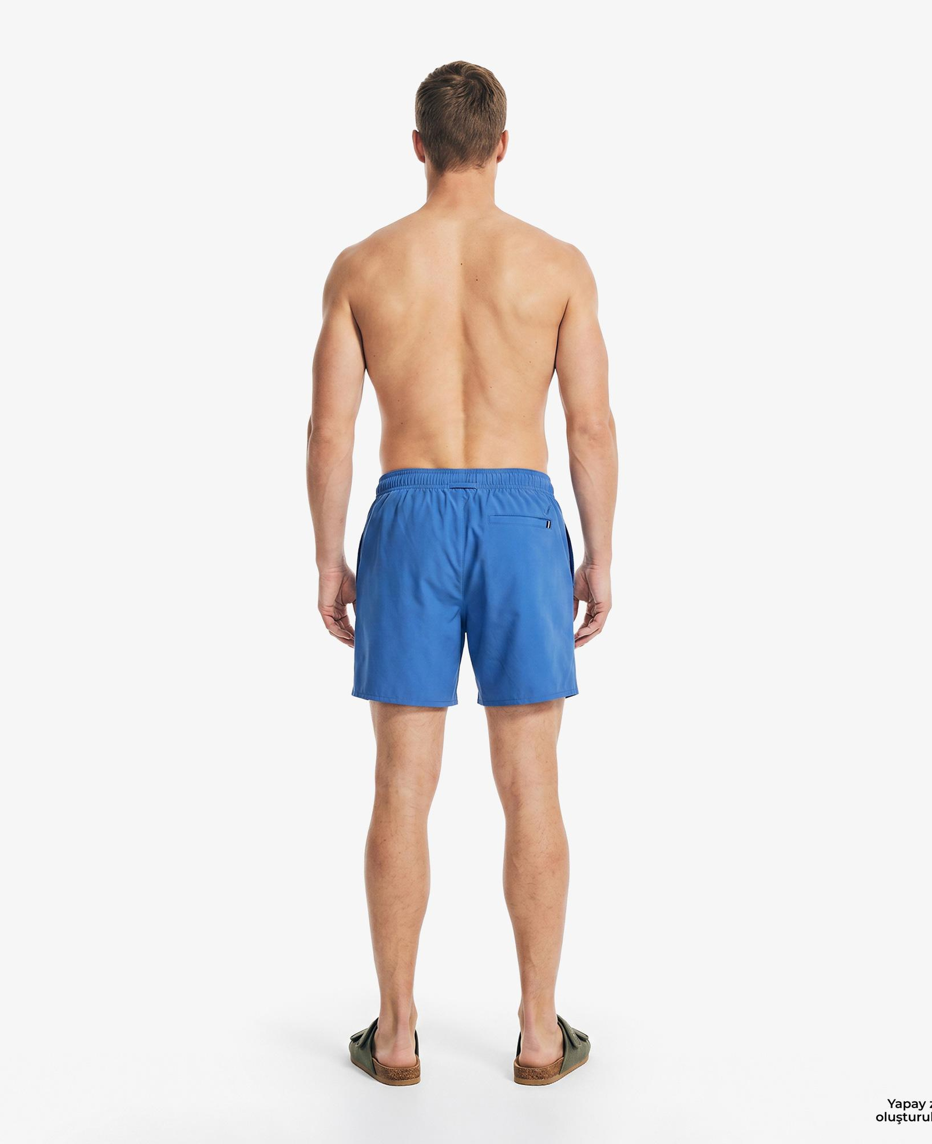 Nautica Erkek Mavi Regular Fit Deniz Şortu