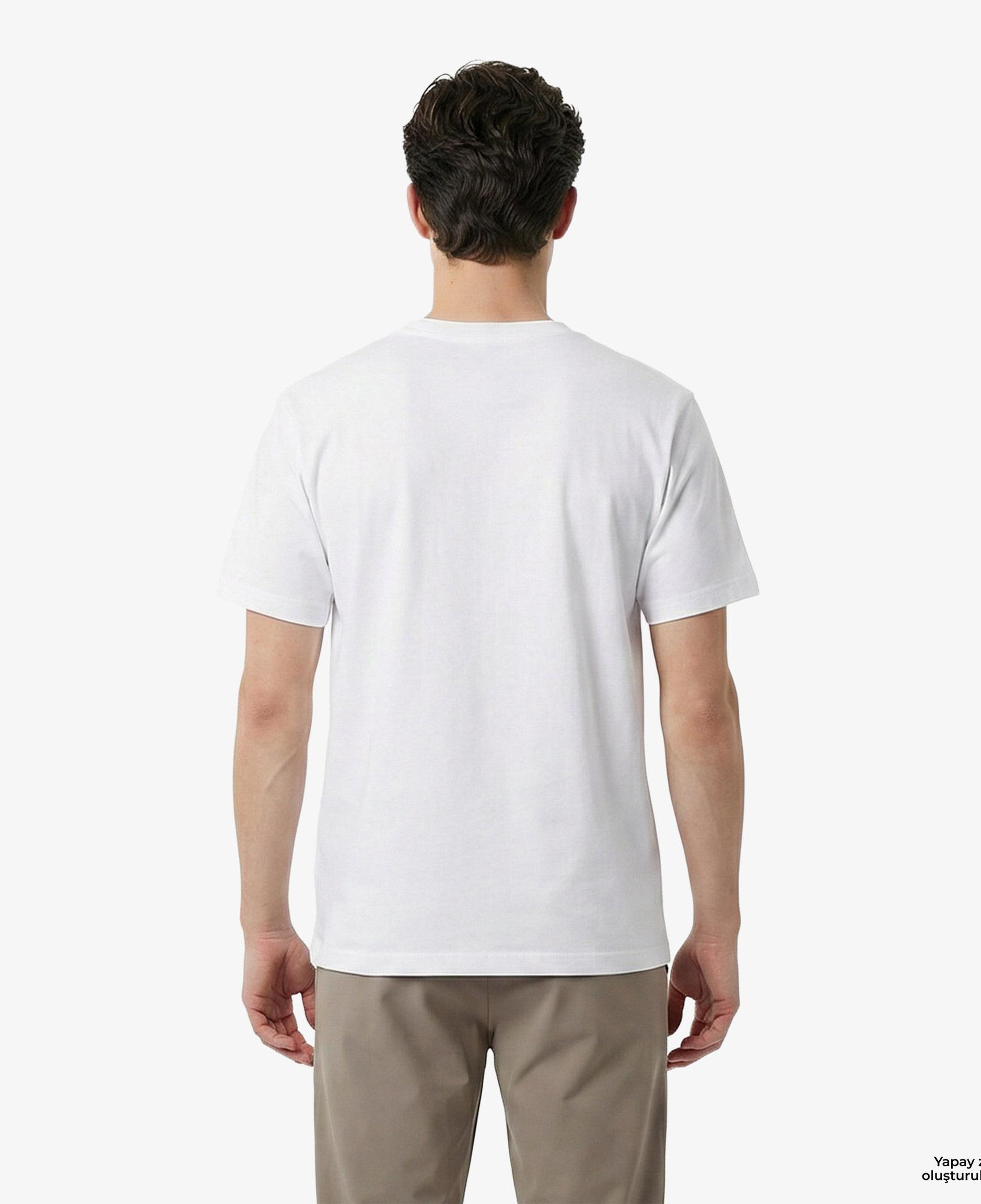 New Balance Pop Stand Erkek Beyaz T-Shirt