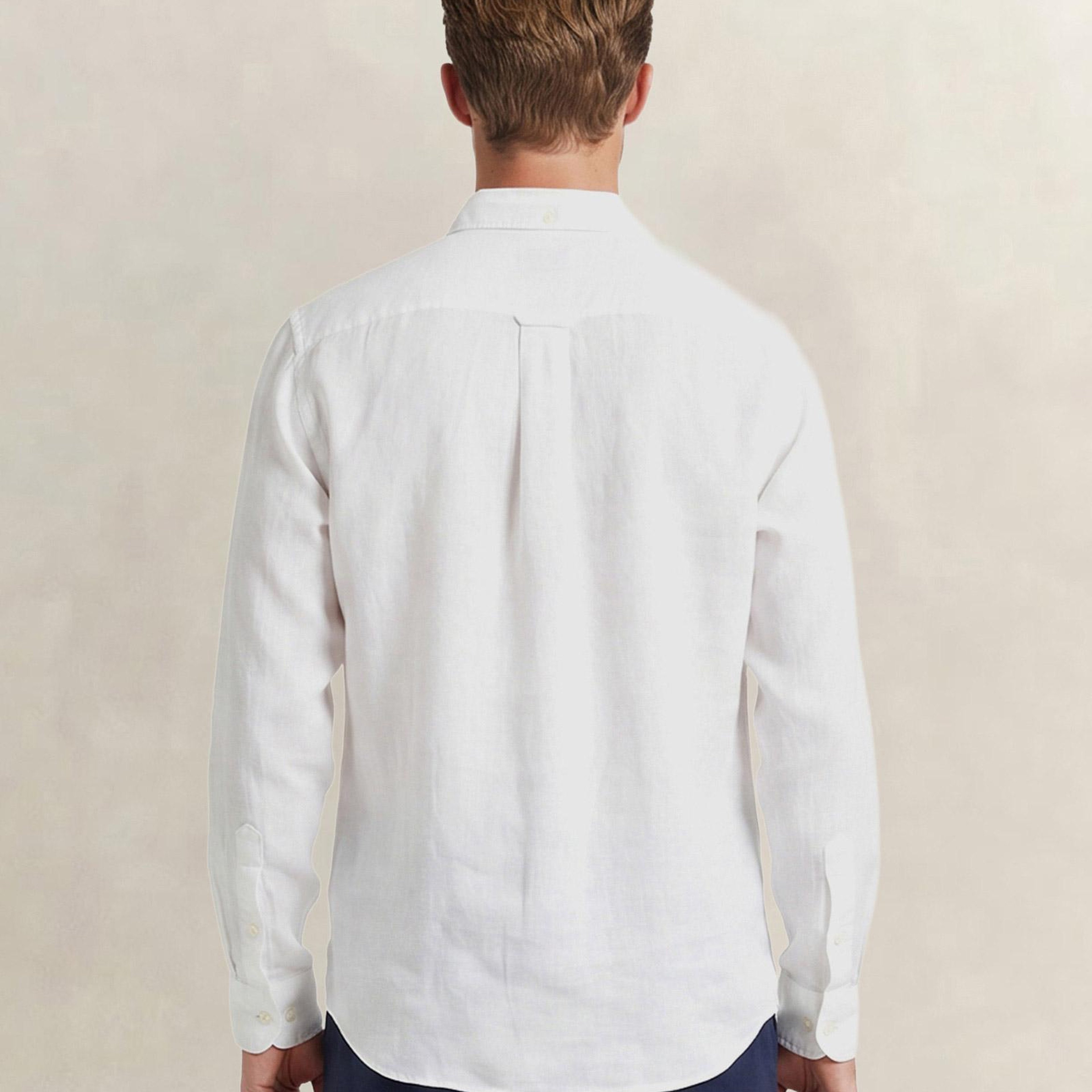 GANT Erkek Beyaz Regular Fit Gömlek