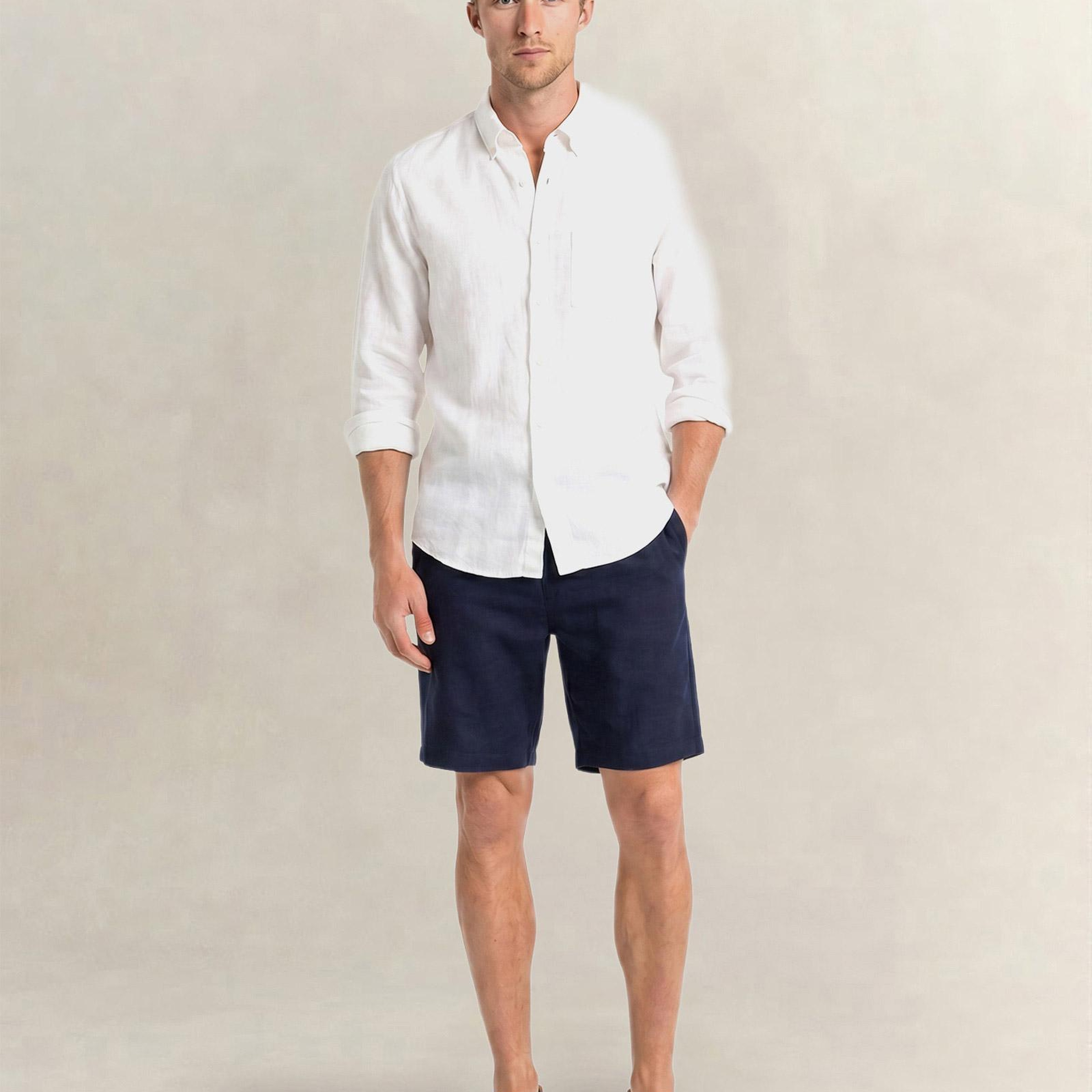 GANT Erkek Beyaz Regular Fit Gömlek