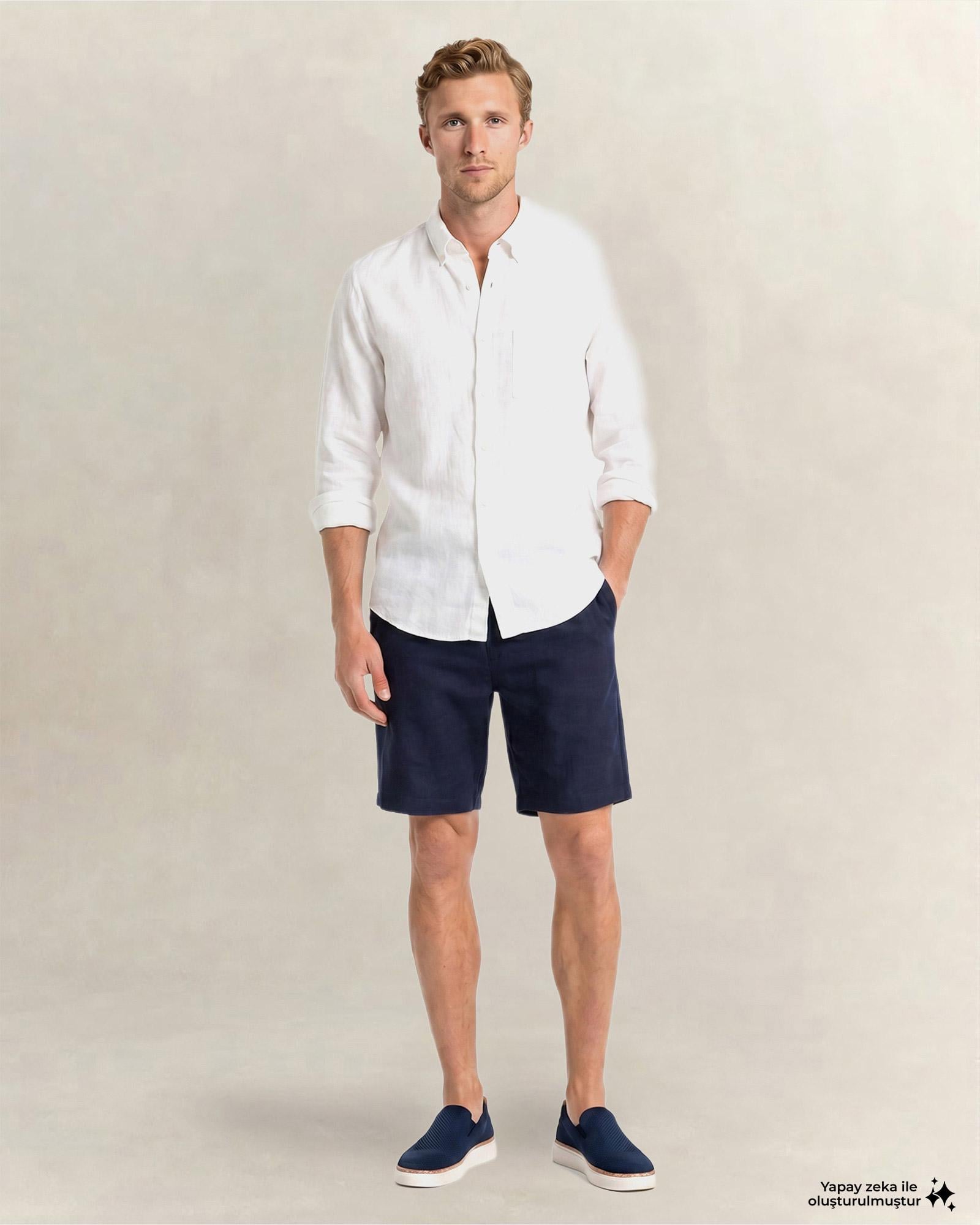 GANT Erkek Beyaz Regular Fit Gömlek